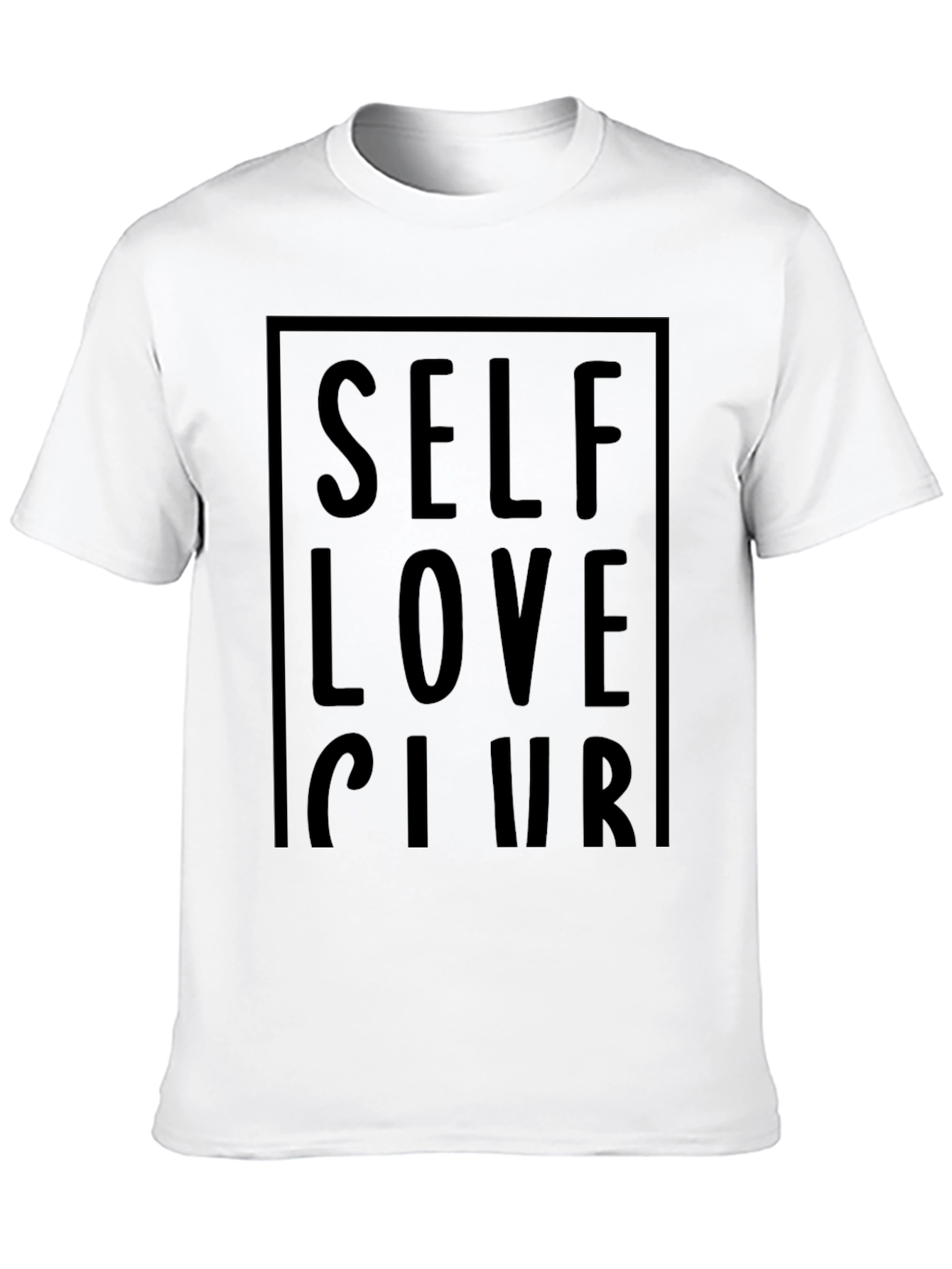 Self Love Club Graphic T-Shirt - Black