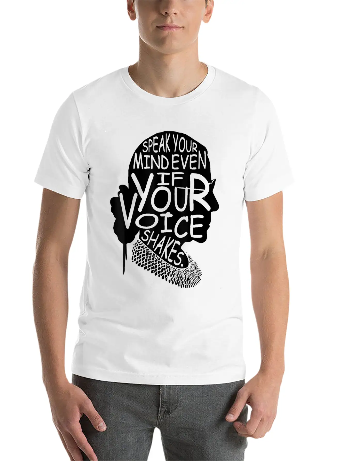 Speak Your Mind Even If Your Voice Shakes T Shirt Unisex Casual T-Shirt – Clean Design For Daily Comfort