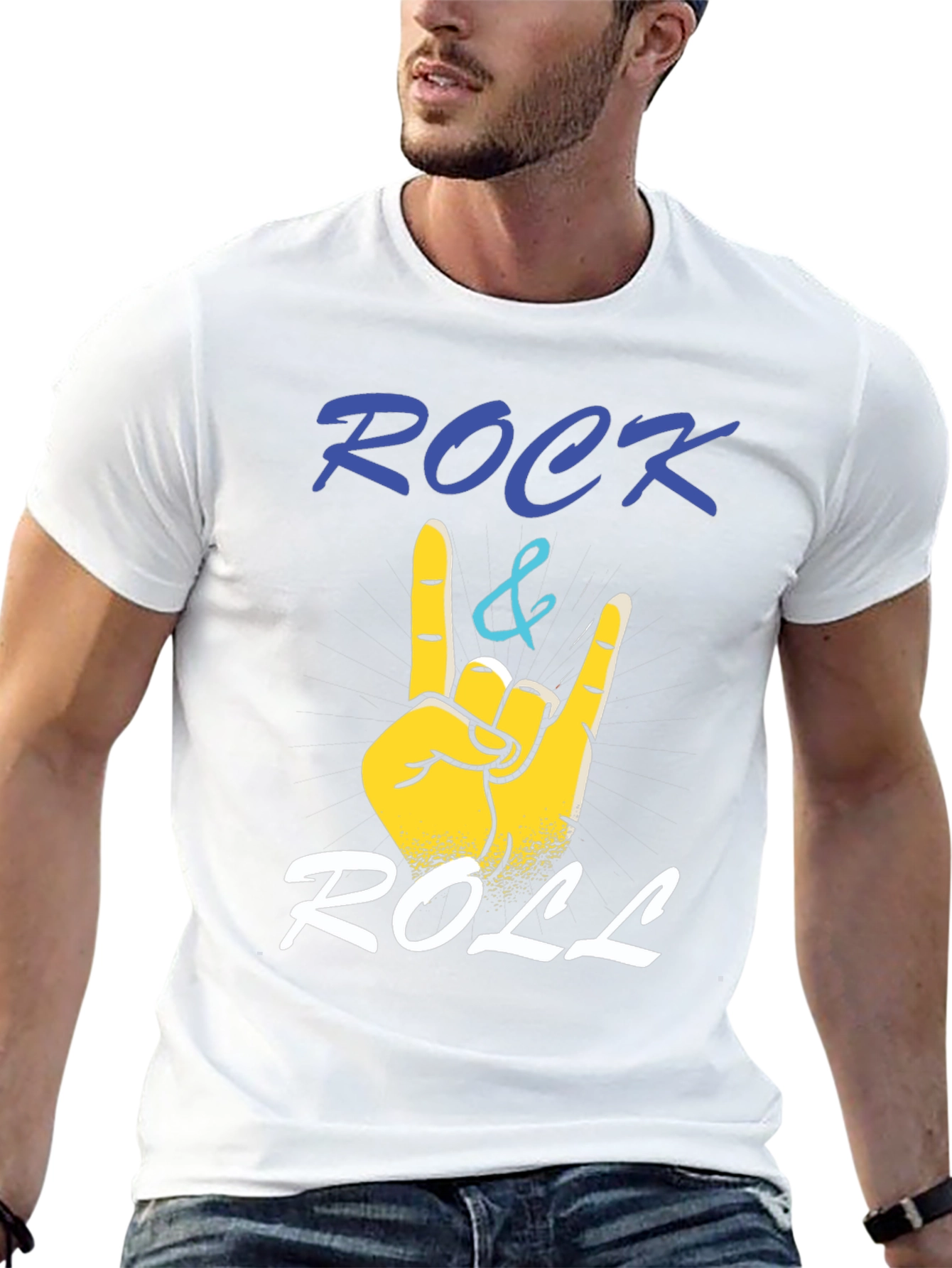 Rock and Roll Hand Graphic T-Shirt