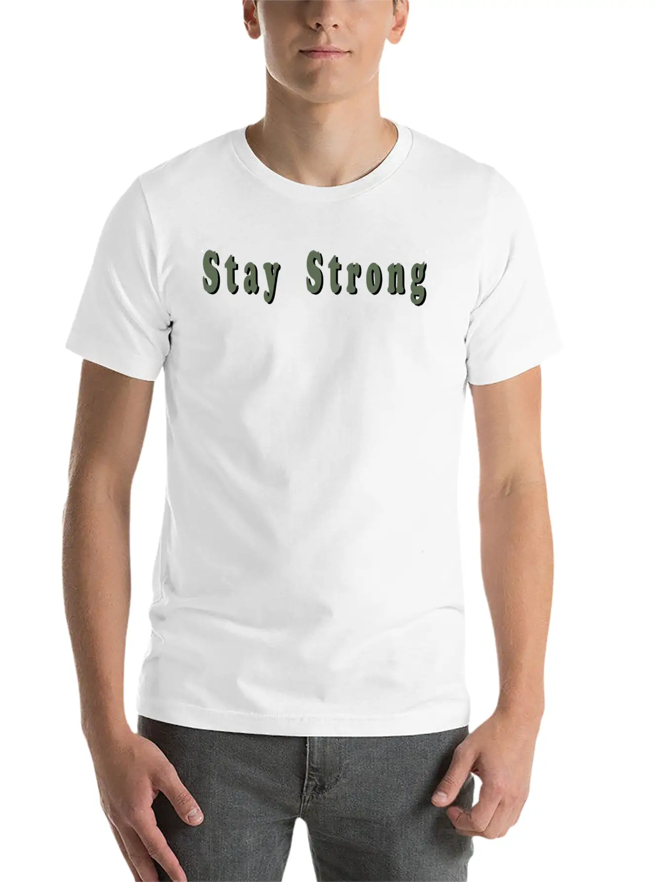 Stay Strong Unisex Casual T-Shirt – Clean Design For Daily Comfort