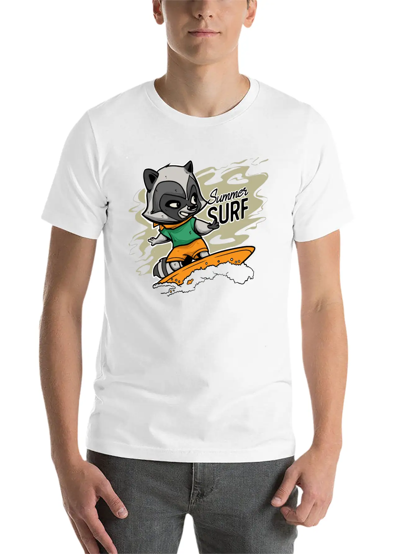 Summer Surf Unisex Casual T-Shirt – Clean Design For Daily Comfort