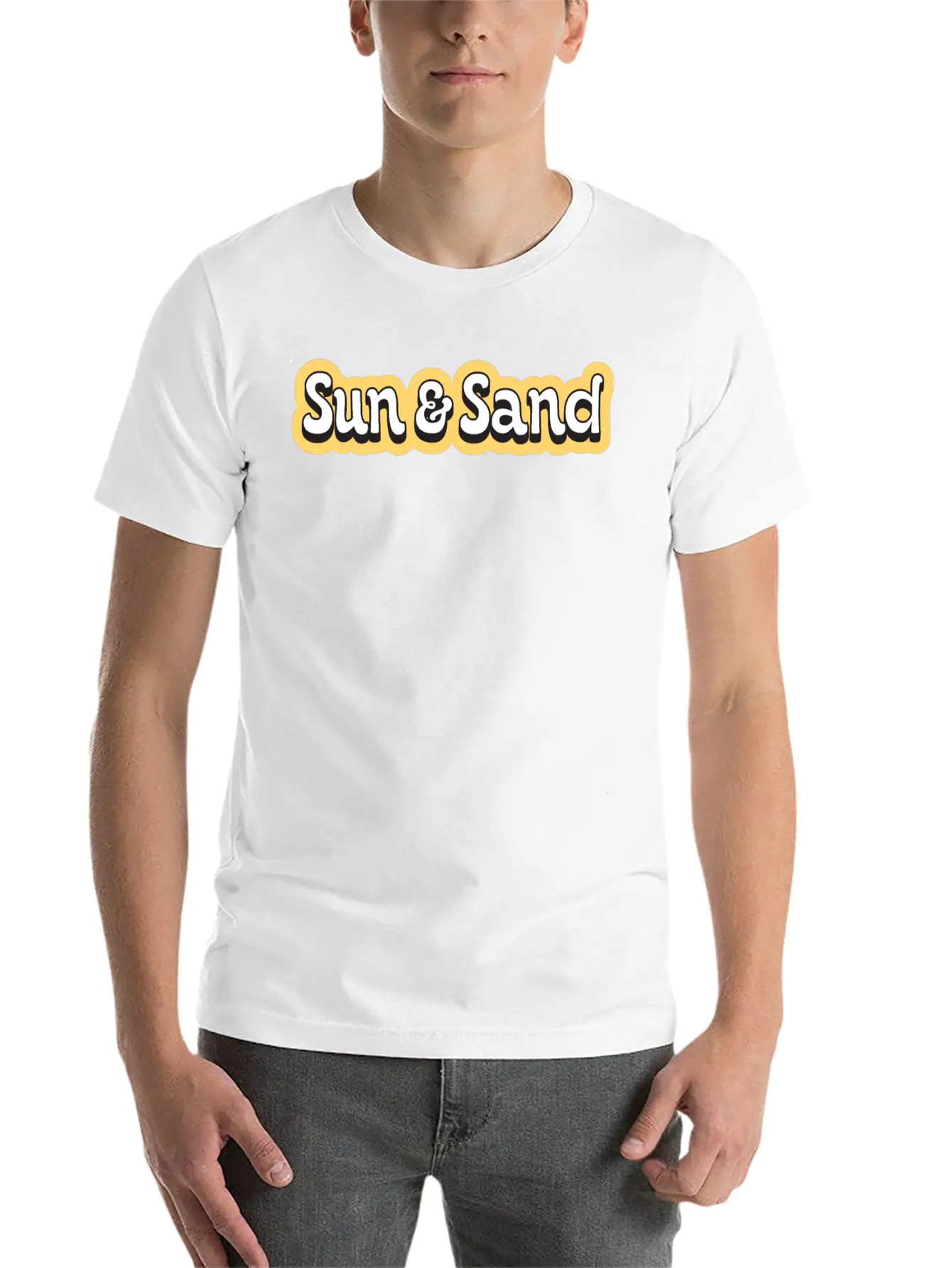 Sun And Sand - Summer Vibes Unisex Casual T-Shirt – Clean Design For Daily Comfort