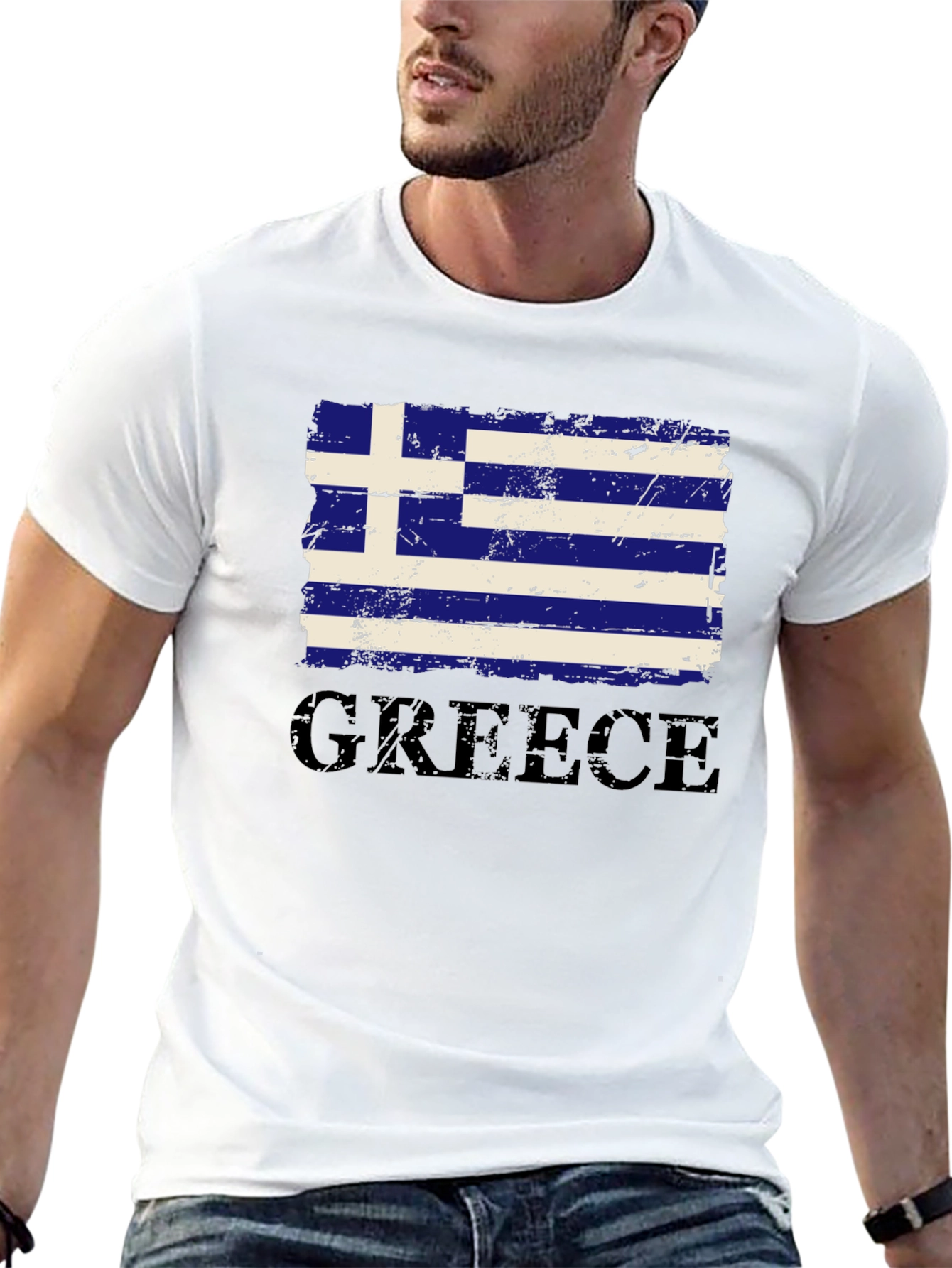 Greece Flag T-Shirt - Patriotic Greek Pride Tee