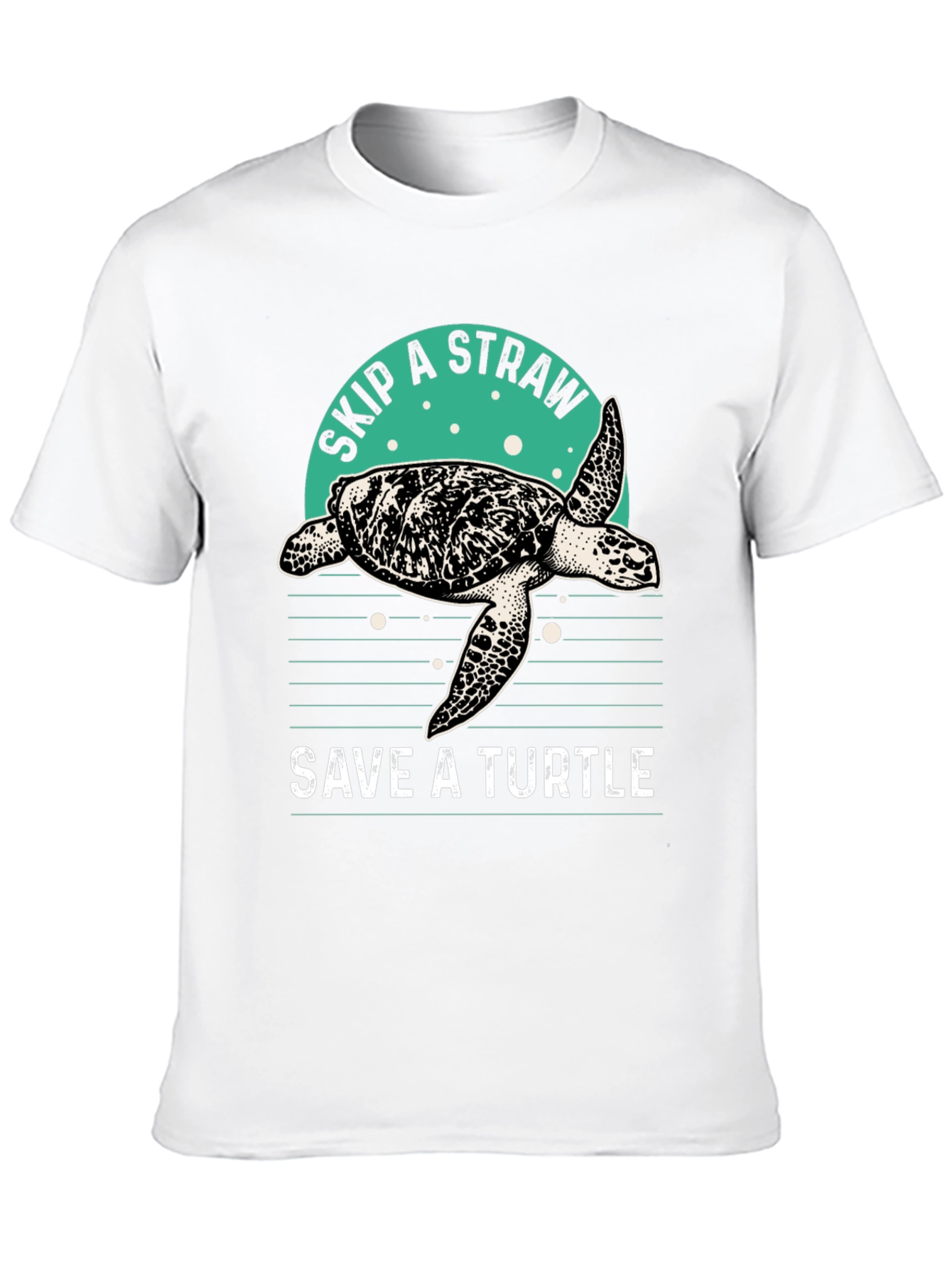 Save a Turtle T-Shirt - Skip a Straw