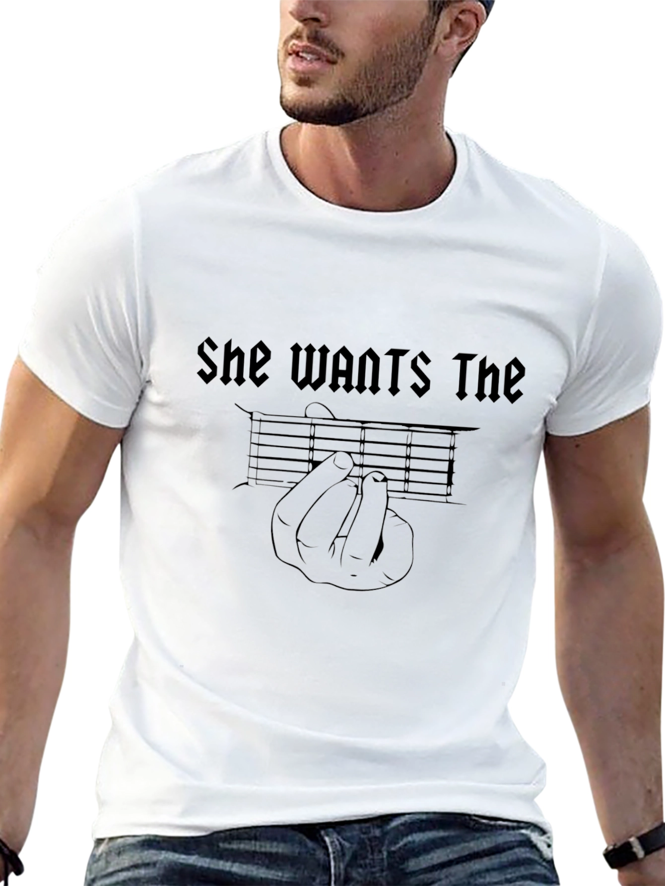 She Wants The D Guitar T-Shirt