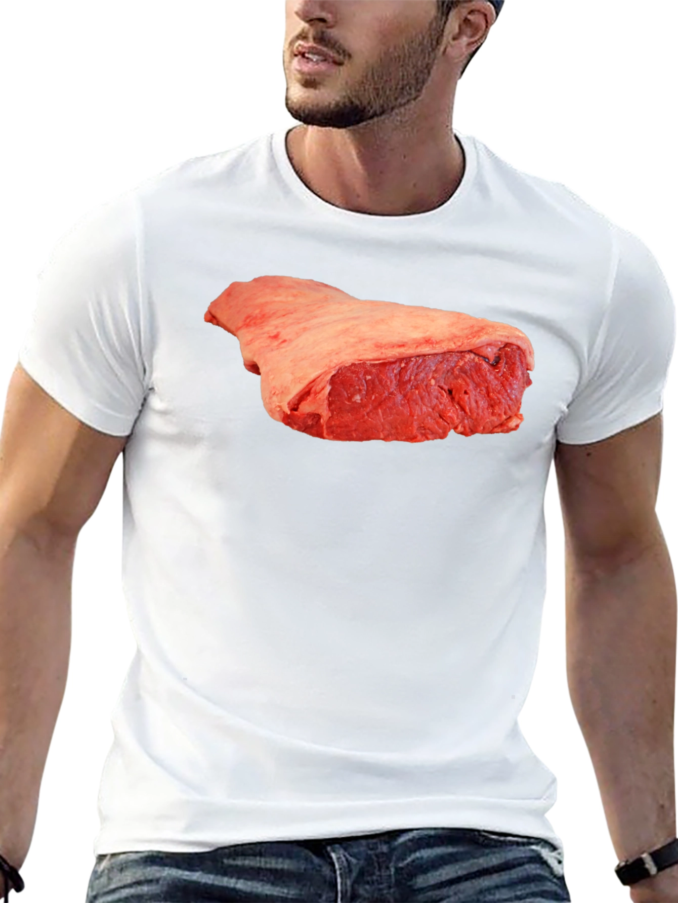 Meat T-Shirt: Bold Statement Tee for BBQ Lovers