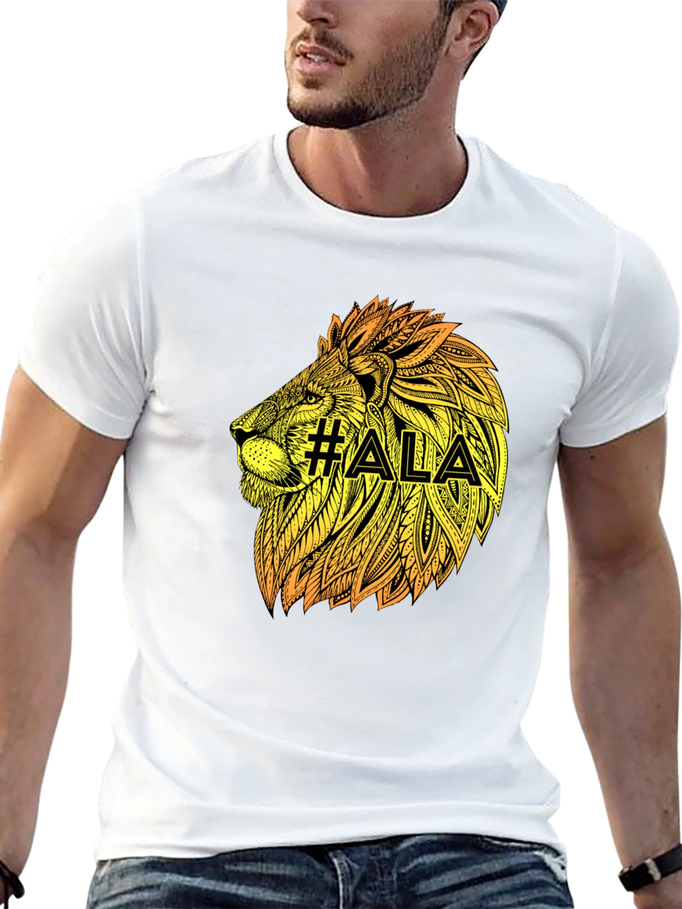 Lion ALA Black T-Shirt