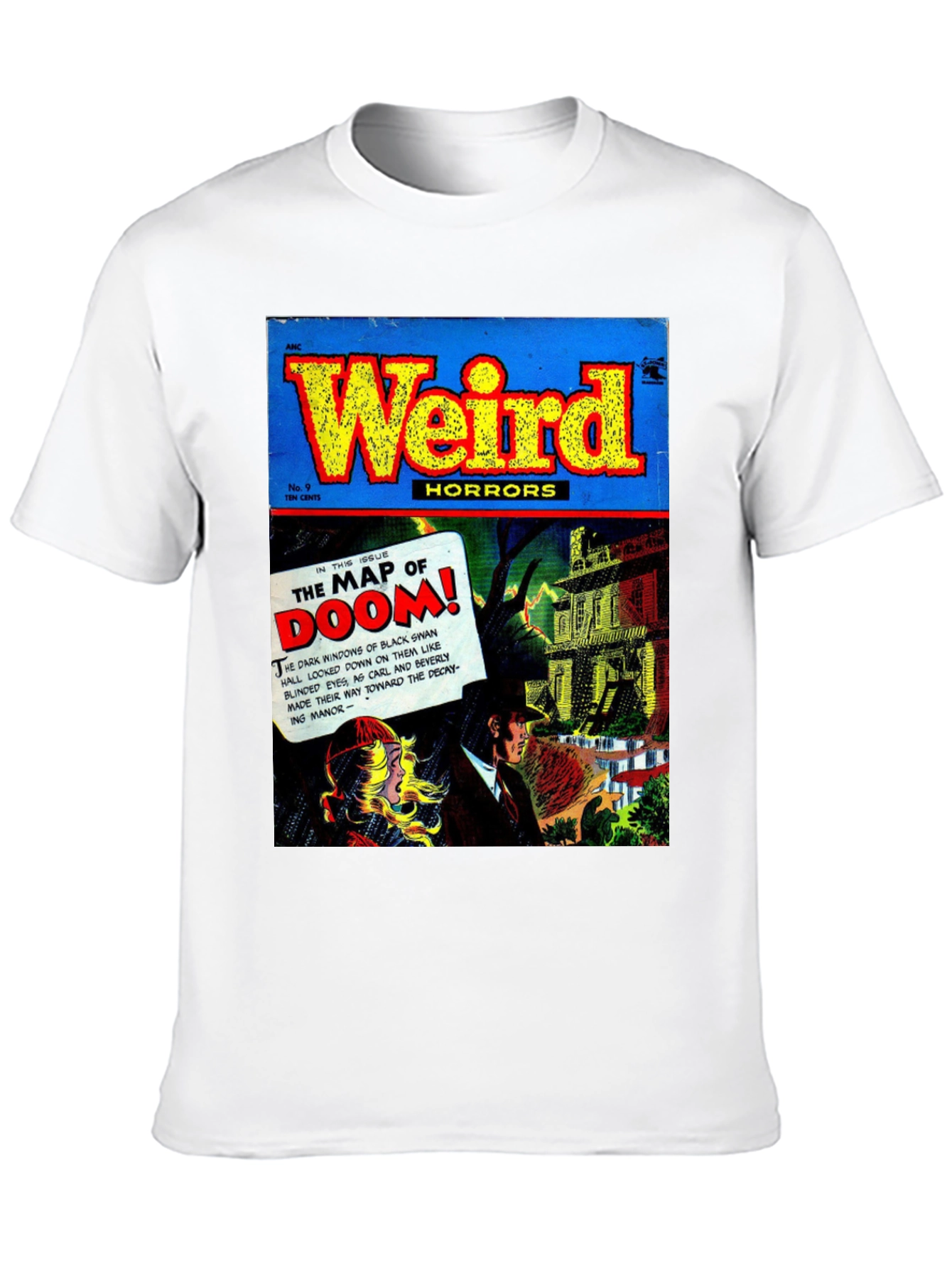 Weird Horrors Comic Book Cover T-Shirt