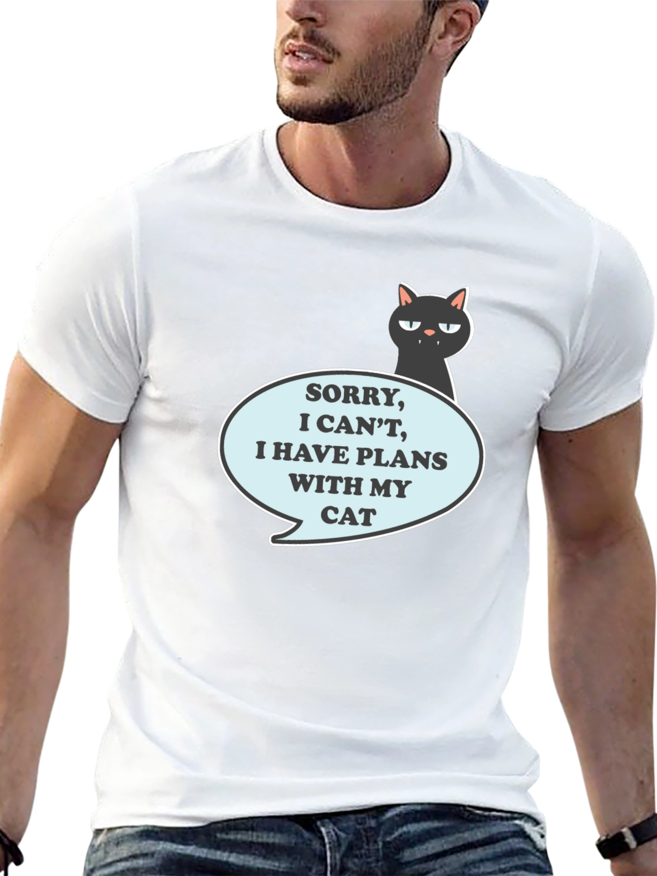 Sorry I have Plans With My Cat T-Shirt