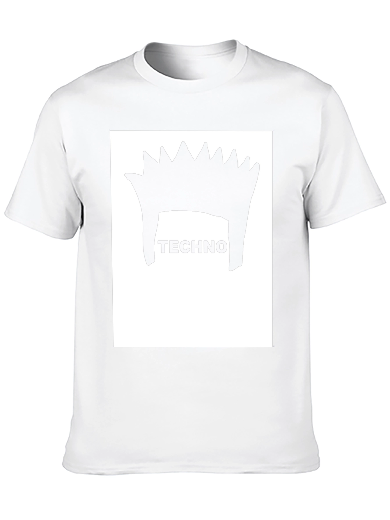 Techno Crown T-Shirt - Unique Graphic Tee