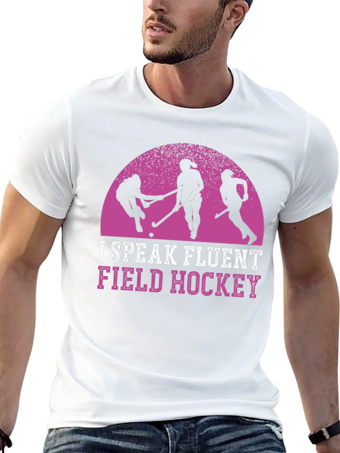 Fluent Field Hockey Black Graphic Tee