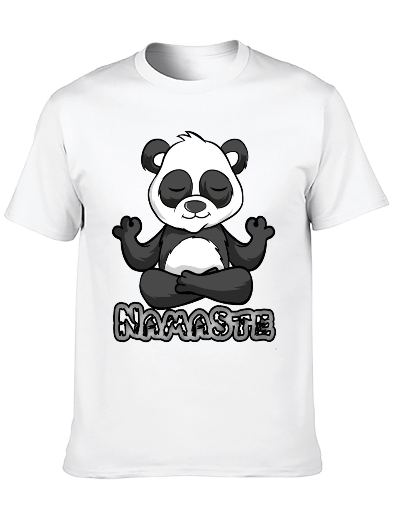Namaste Panda Black T-Shirt
