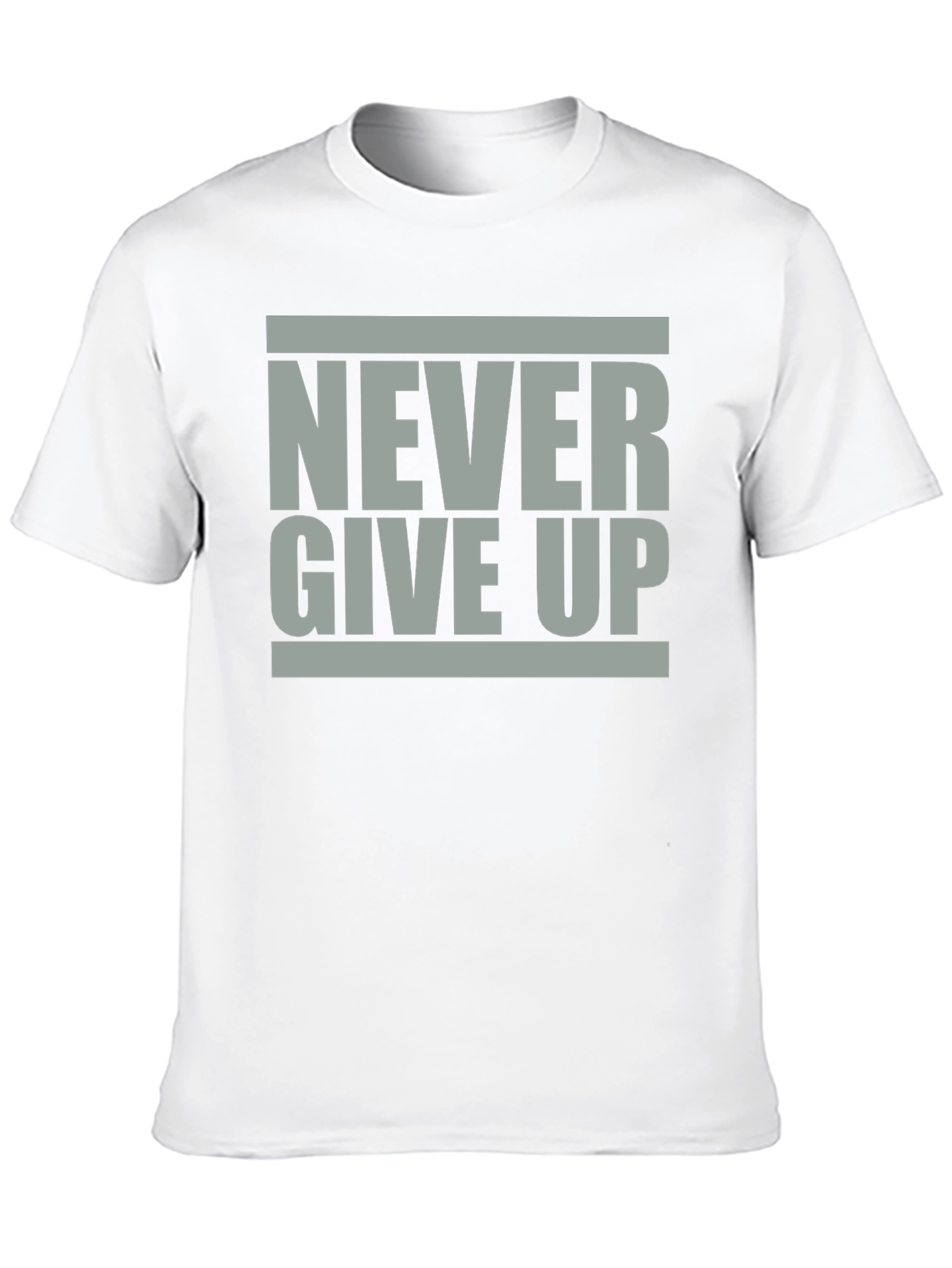Motivational Never Give Up Graphic Tee