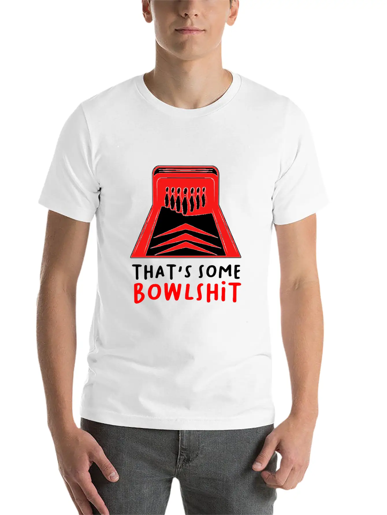 That's Some Bowlshit Strike Bowling Pins Alley Unisex Casual T-Shirt – Clean Design For Daily Comfort