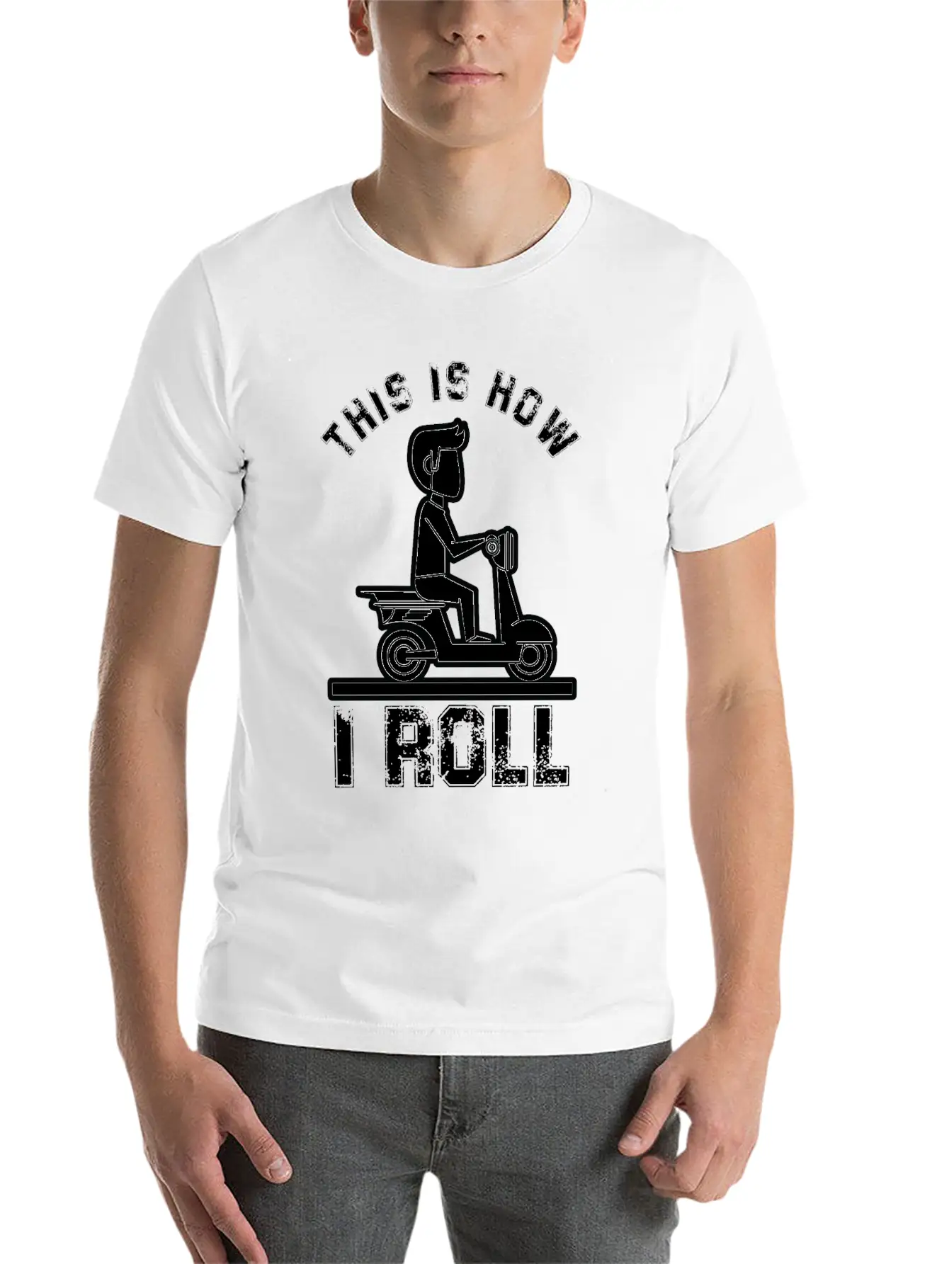 This Is How I Roll Active Unisex Casual T-Shirt – Clean Design For Daily Comfort