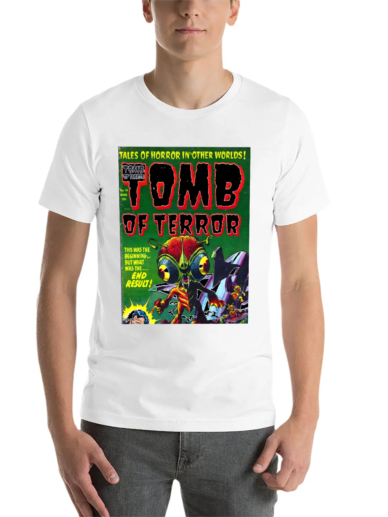 Tomb Of Terror Comic Unisex Casual T-Shirt – Clean Design For Daily Comfort