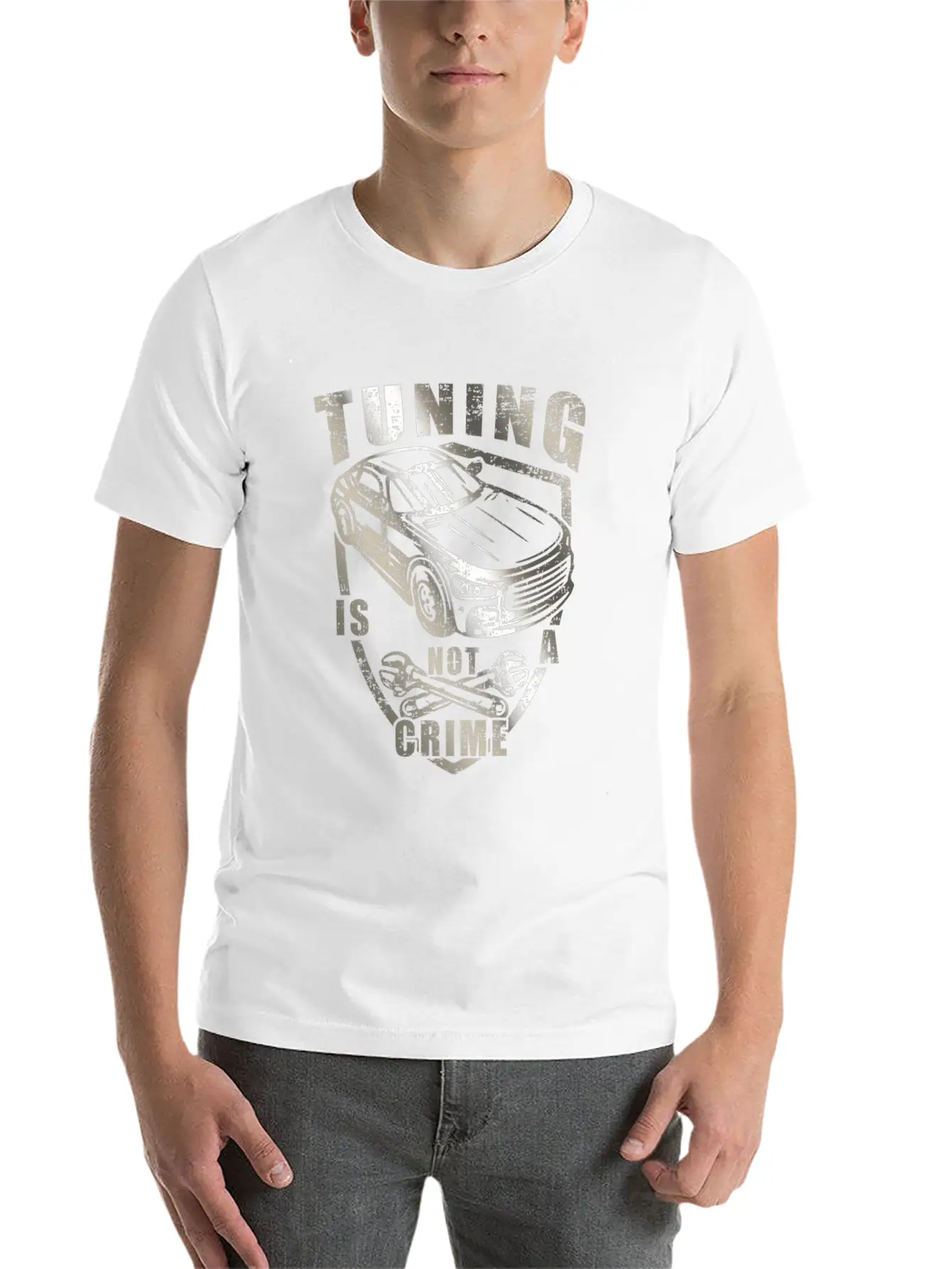 Tuning Unisex Casual T-Shirt – Clean Design For Daily Comfort