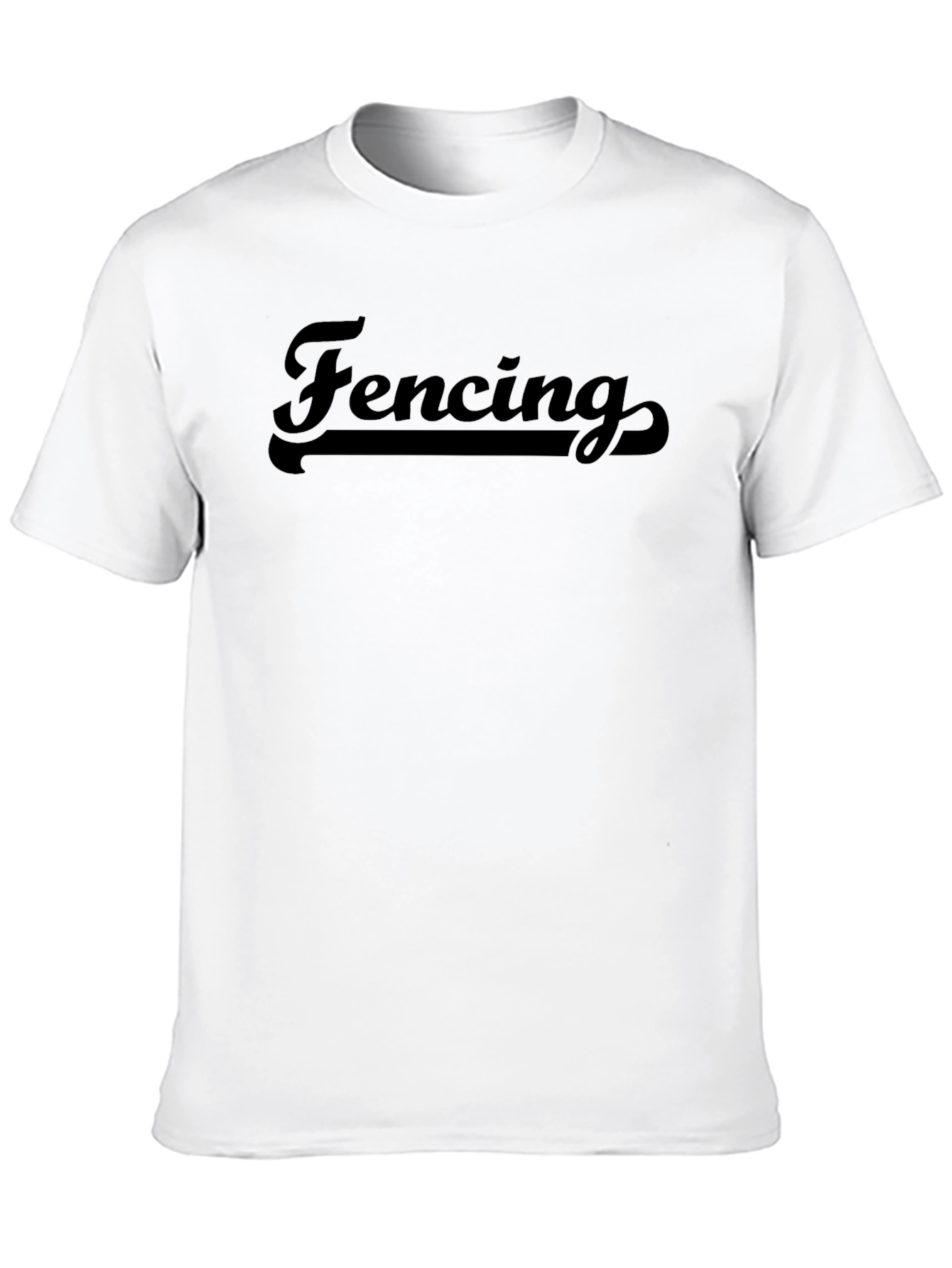 Fencing Graphic T-Shirt - Classic Retro Style