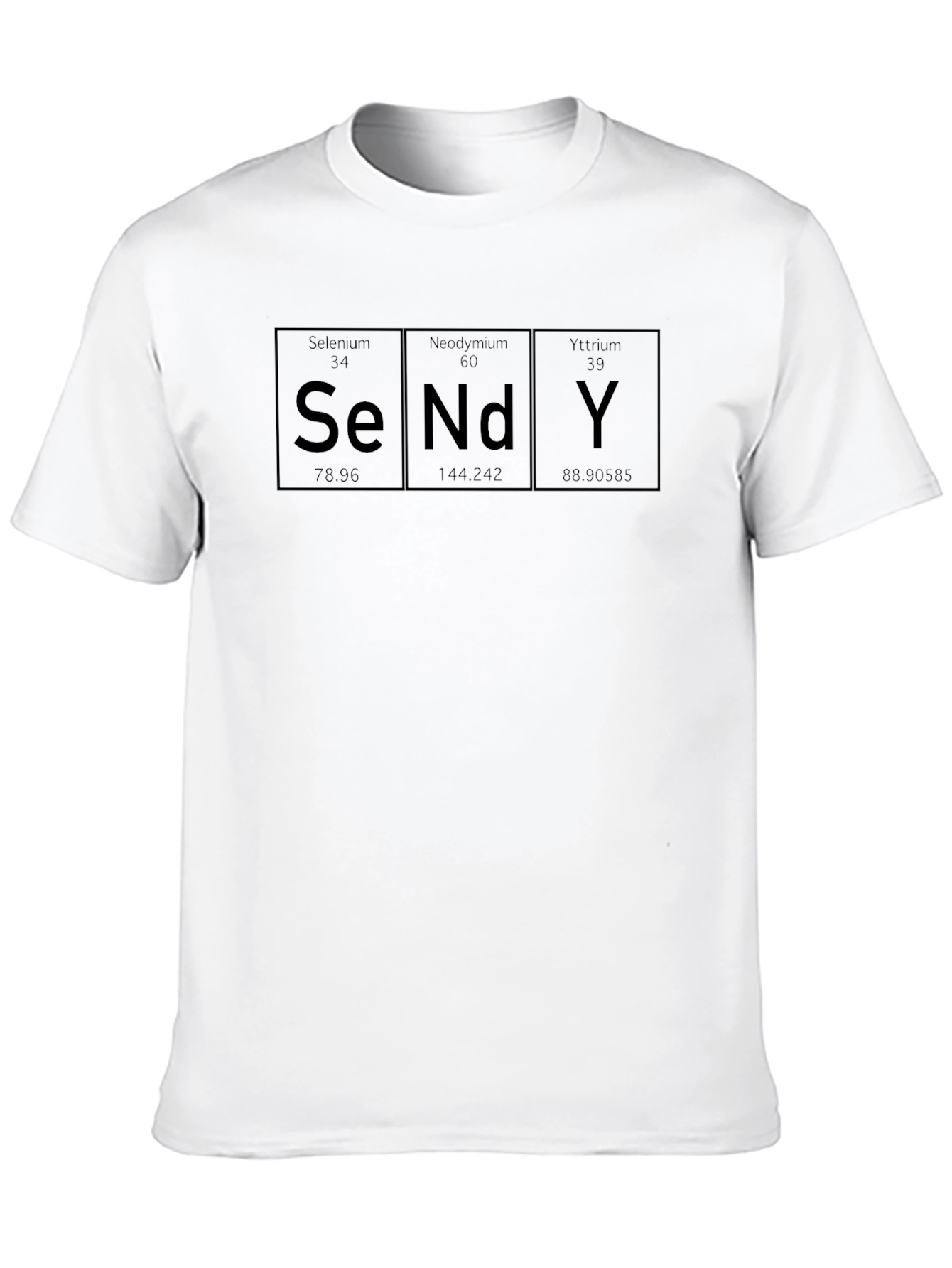 Periodic Table Sendy T-Shirt - Geeky Chemistry Tee