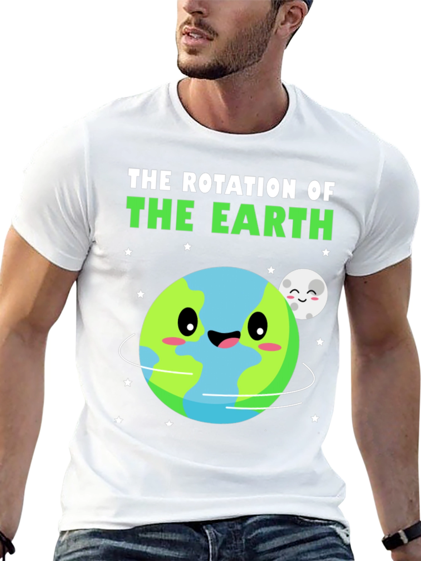 Earth Rotation Graphic T-Shirt