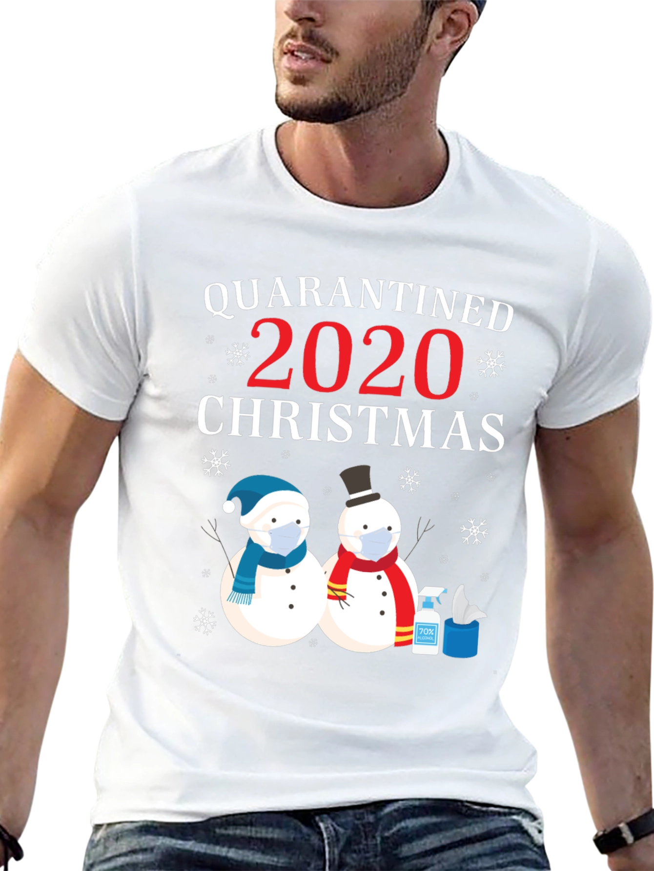 Quarantined 2020 Christmas T-Shirt