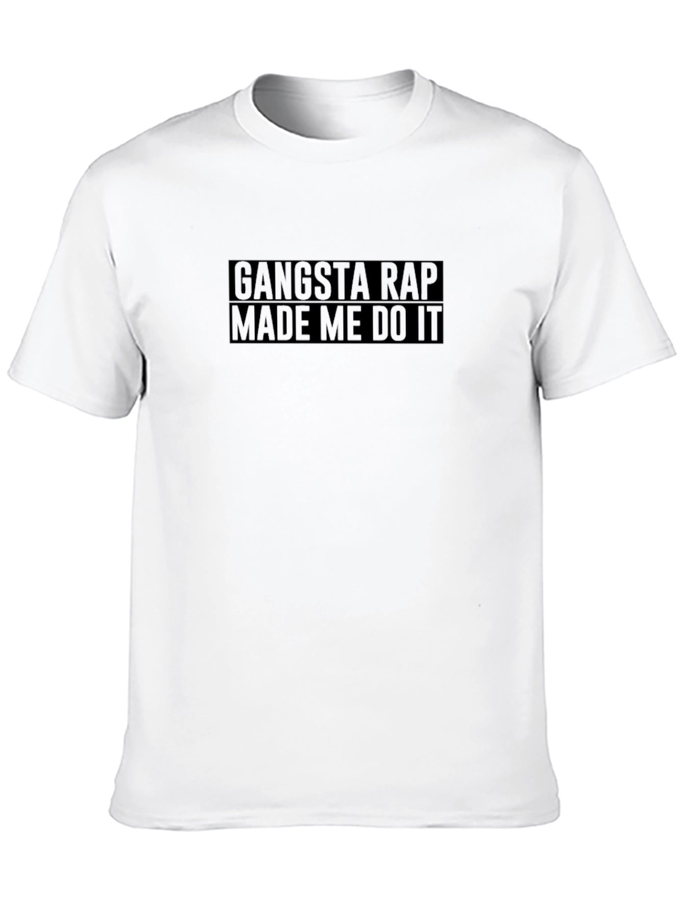 Gangsta Rap Made Me Do It Graphic Tee