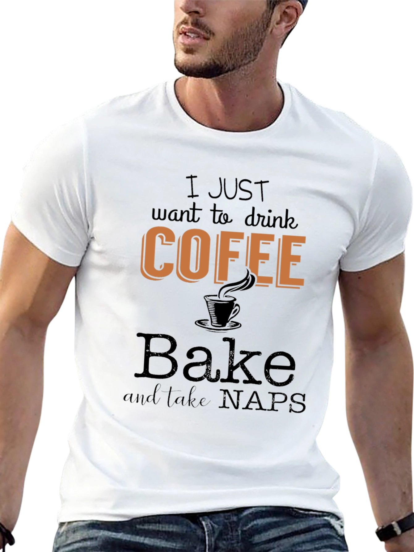 Coffee Bake Naps T-Shirt - Relax in Style!