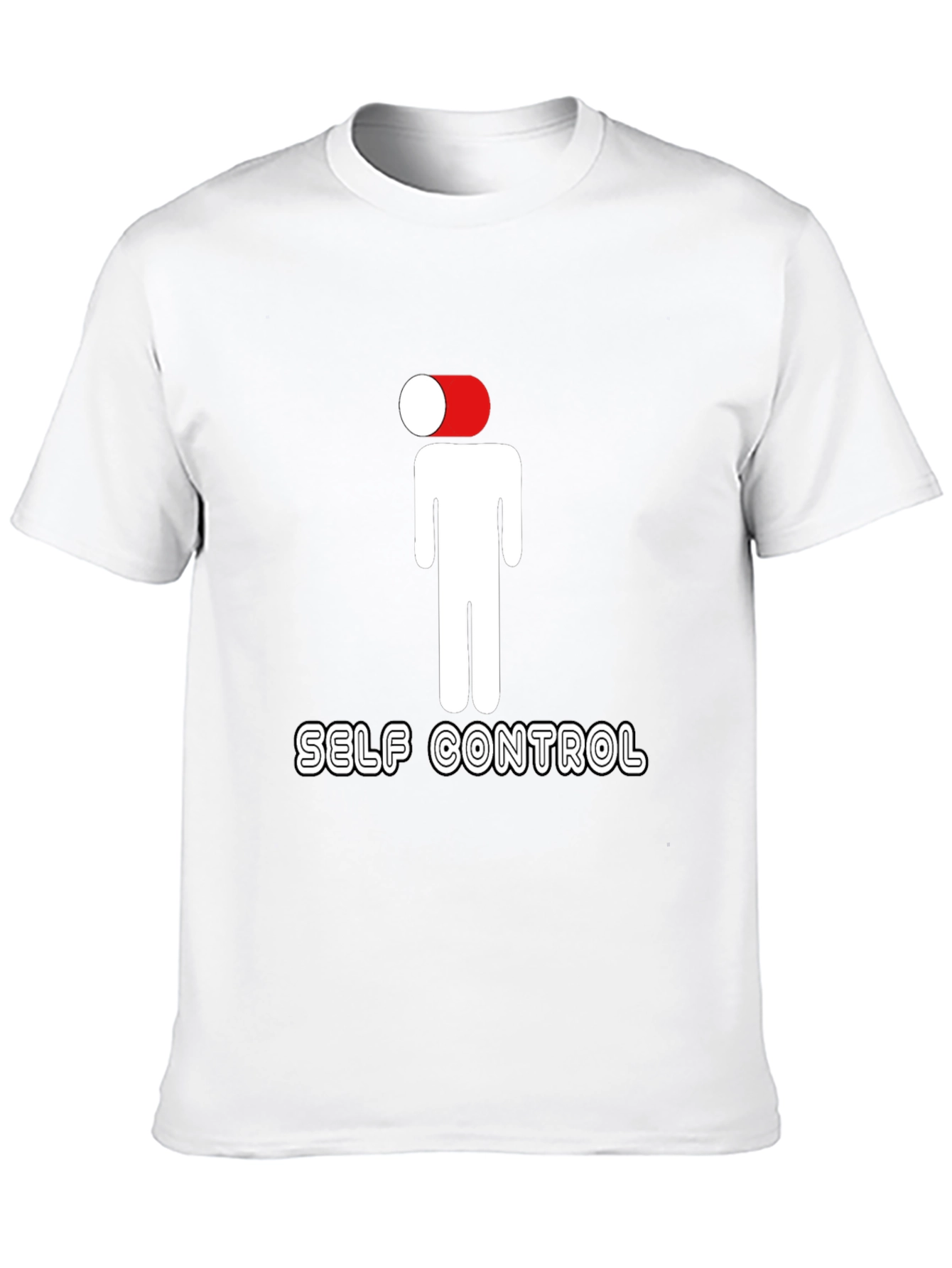 Self Control Graphic Tee - Black Casual Shirt