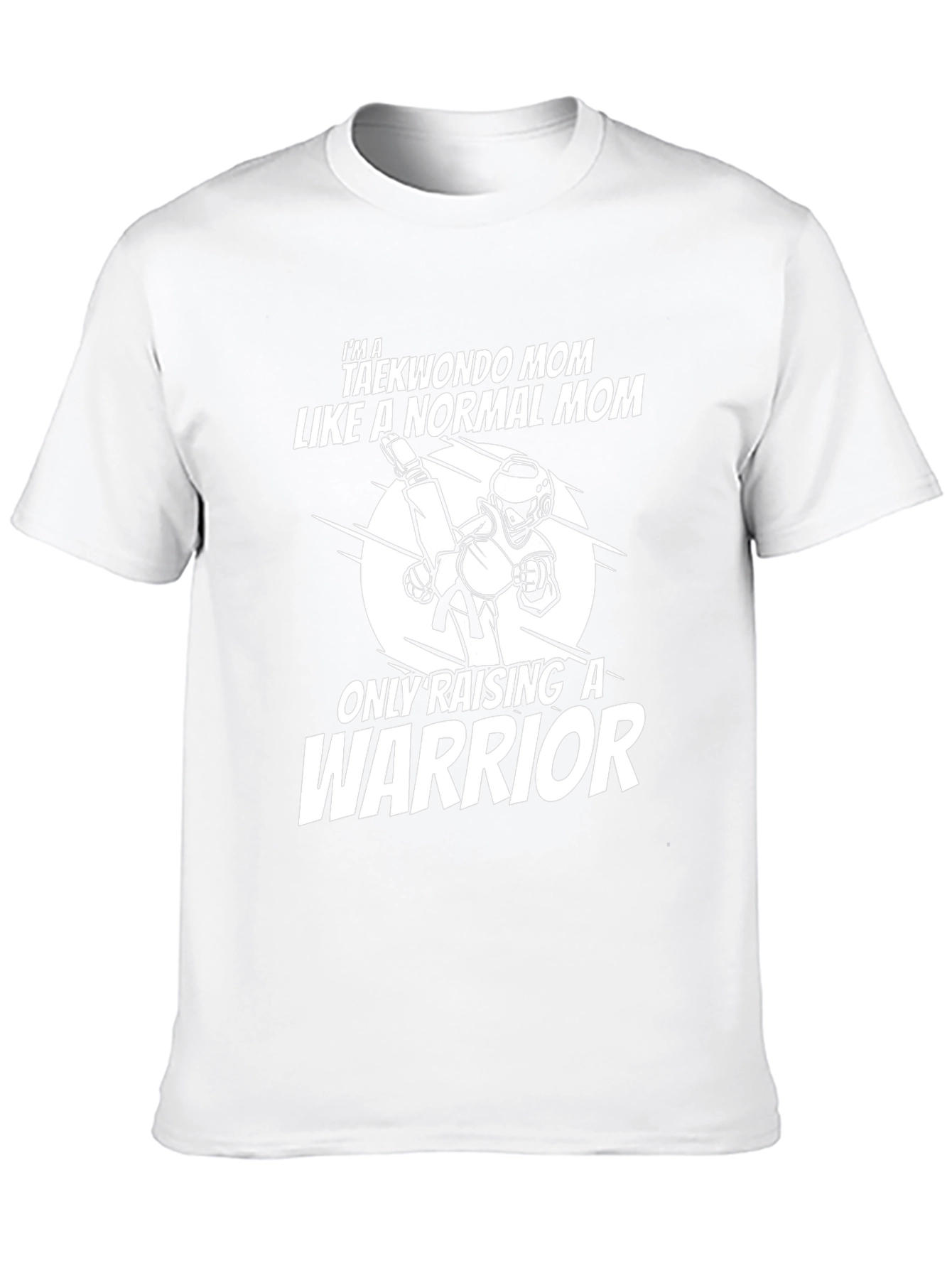 Taekwondo Mom Warrior Graphic T-Shirt