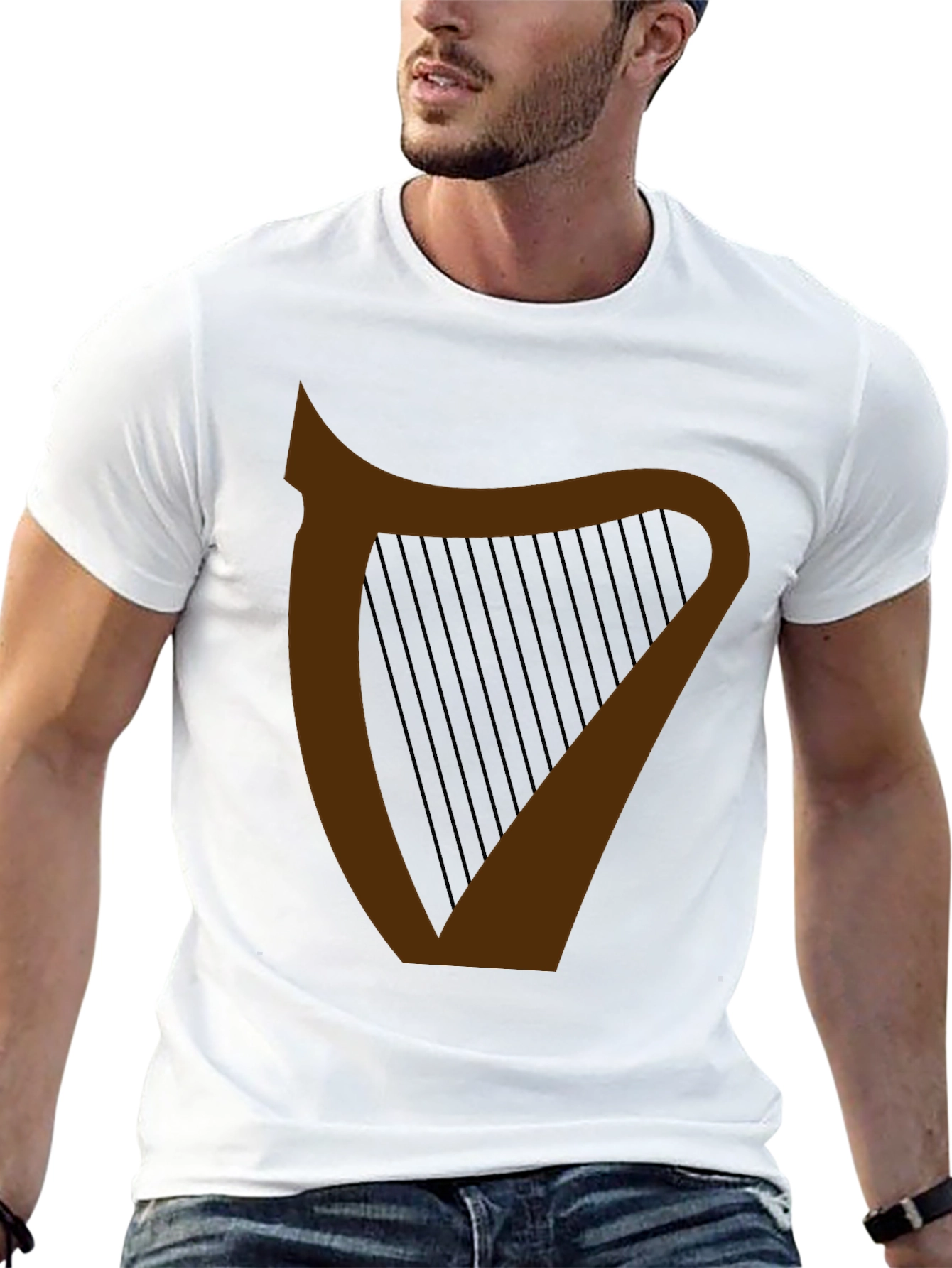 Irish Harp Graphic Tee - St. Patricks Day