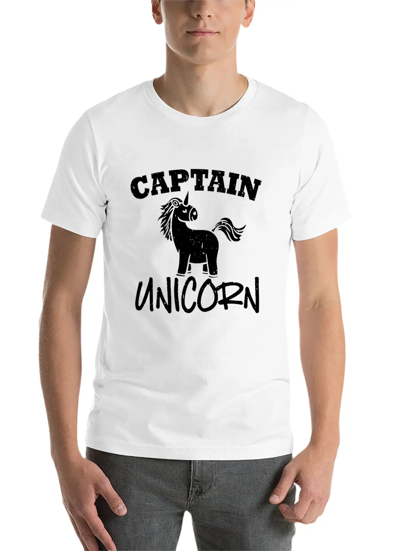 Unicorn Unisex Casual T-Shirt – Clean Design For Daily Comfort