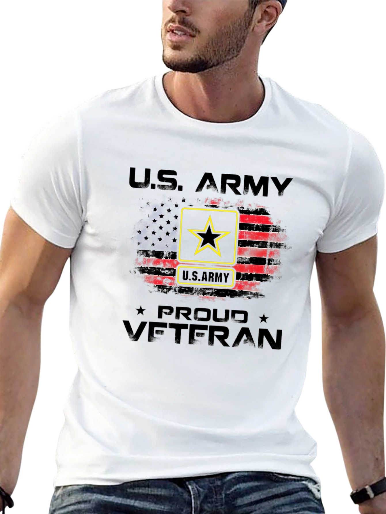 U.S. Army Proud Veteran Graphic T-Shirt