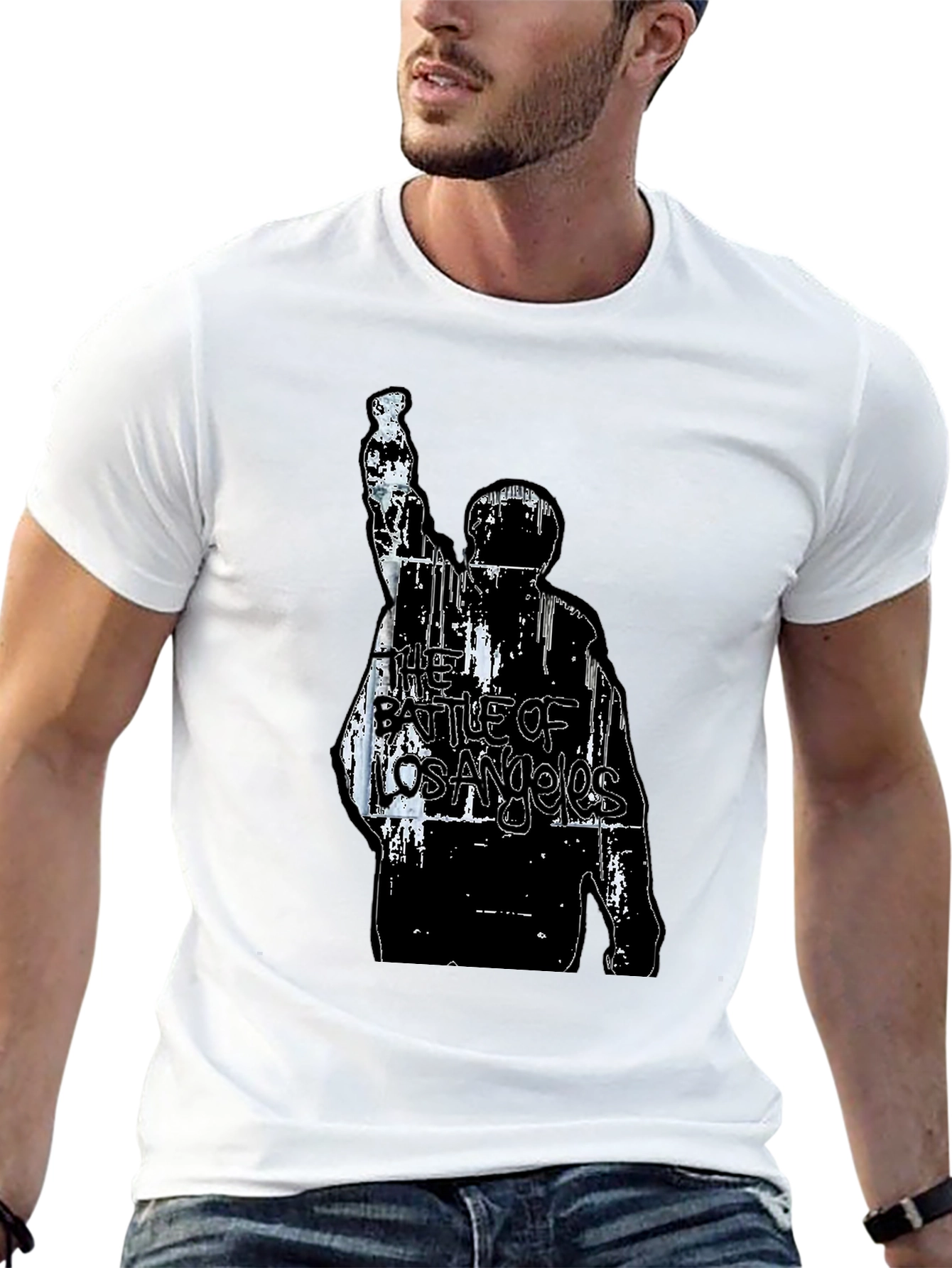 Battle of Los Angeles Graphic Tee - Black