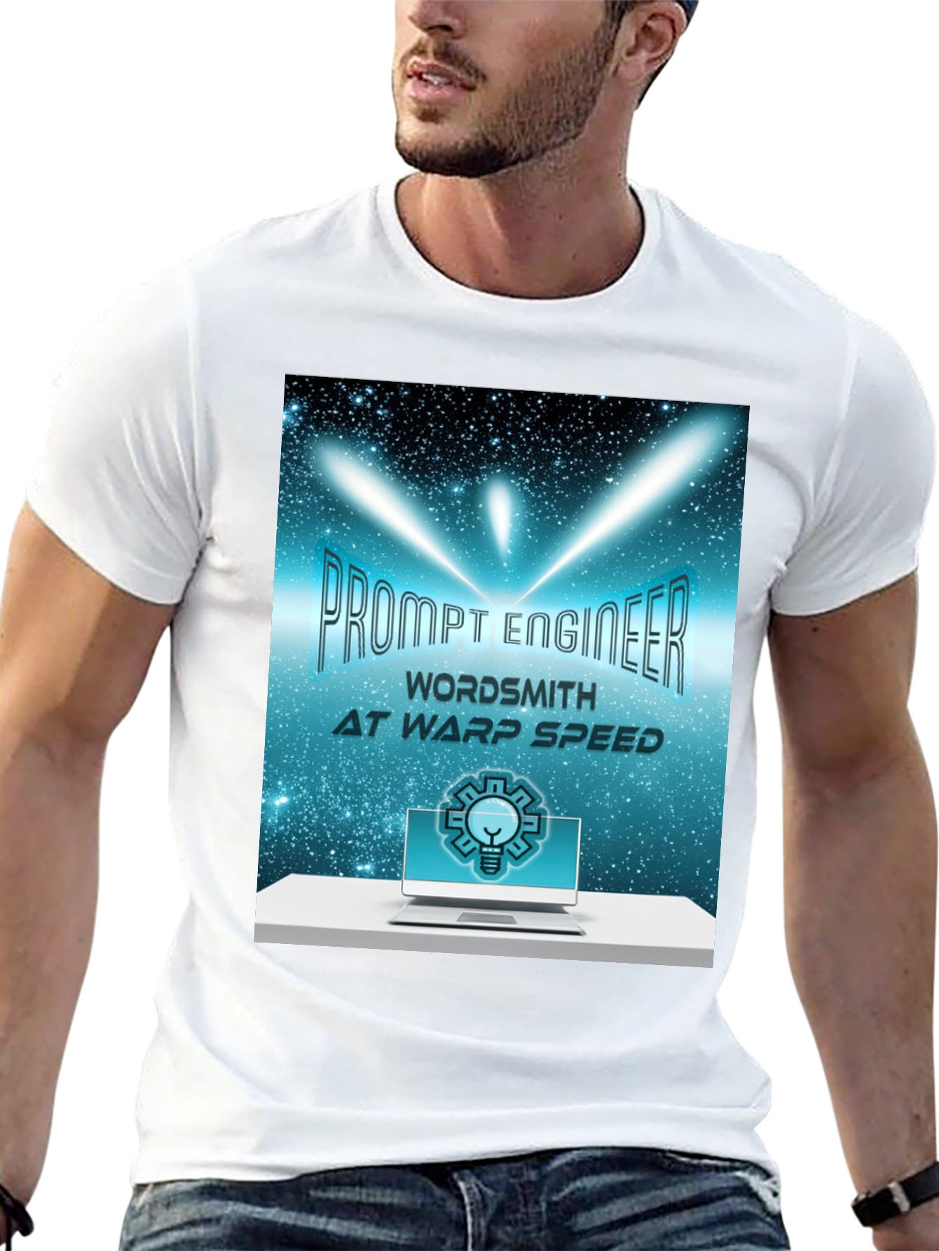 Prompt Engineer T-Shirt - Wordsmith at Warp Speed