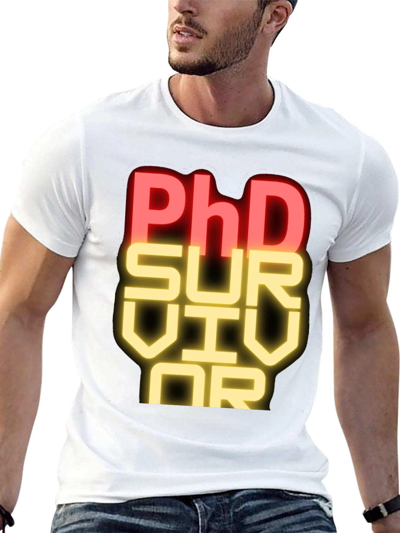 PhD Survivor T-Shirt - Funny Academic Graduation Tee