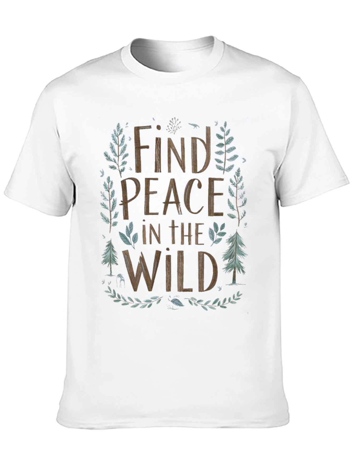 Nature Inspired Find Peace in the Wild Graphic Tee