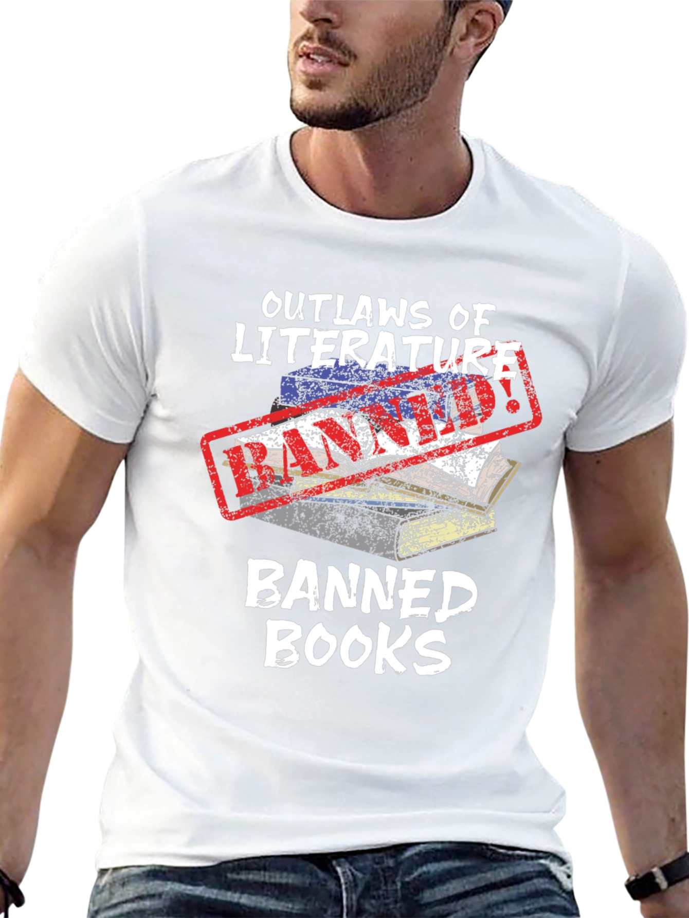 Outlaws of Literature Banned Books T-Shirt