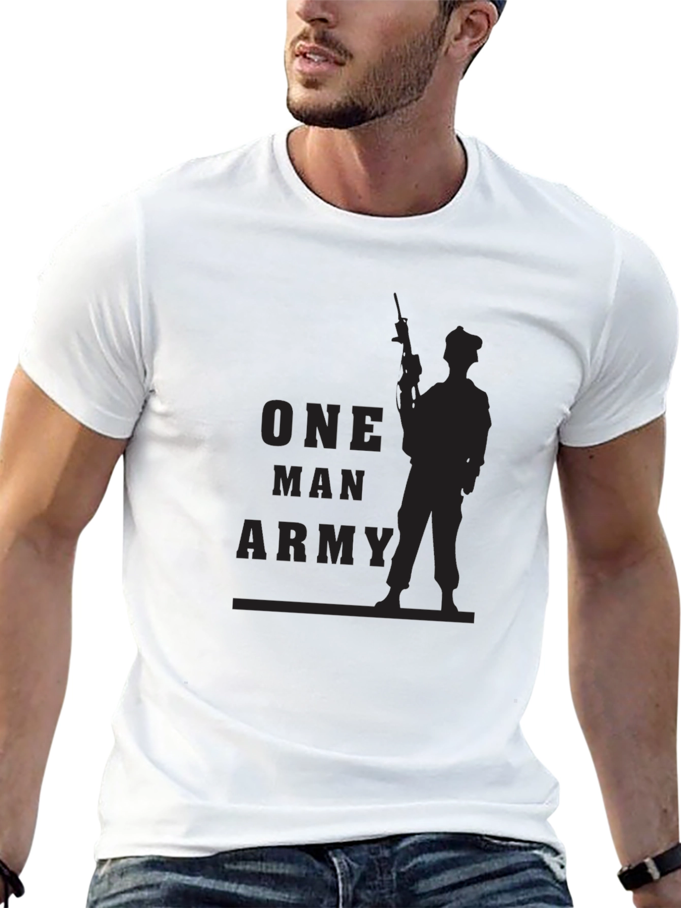 One Man Army Graphic T-Shirt