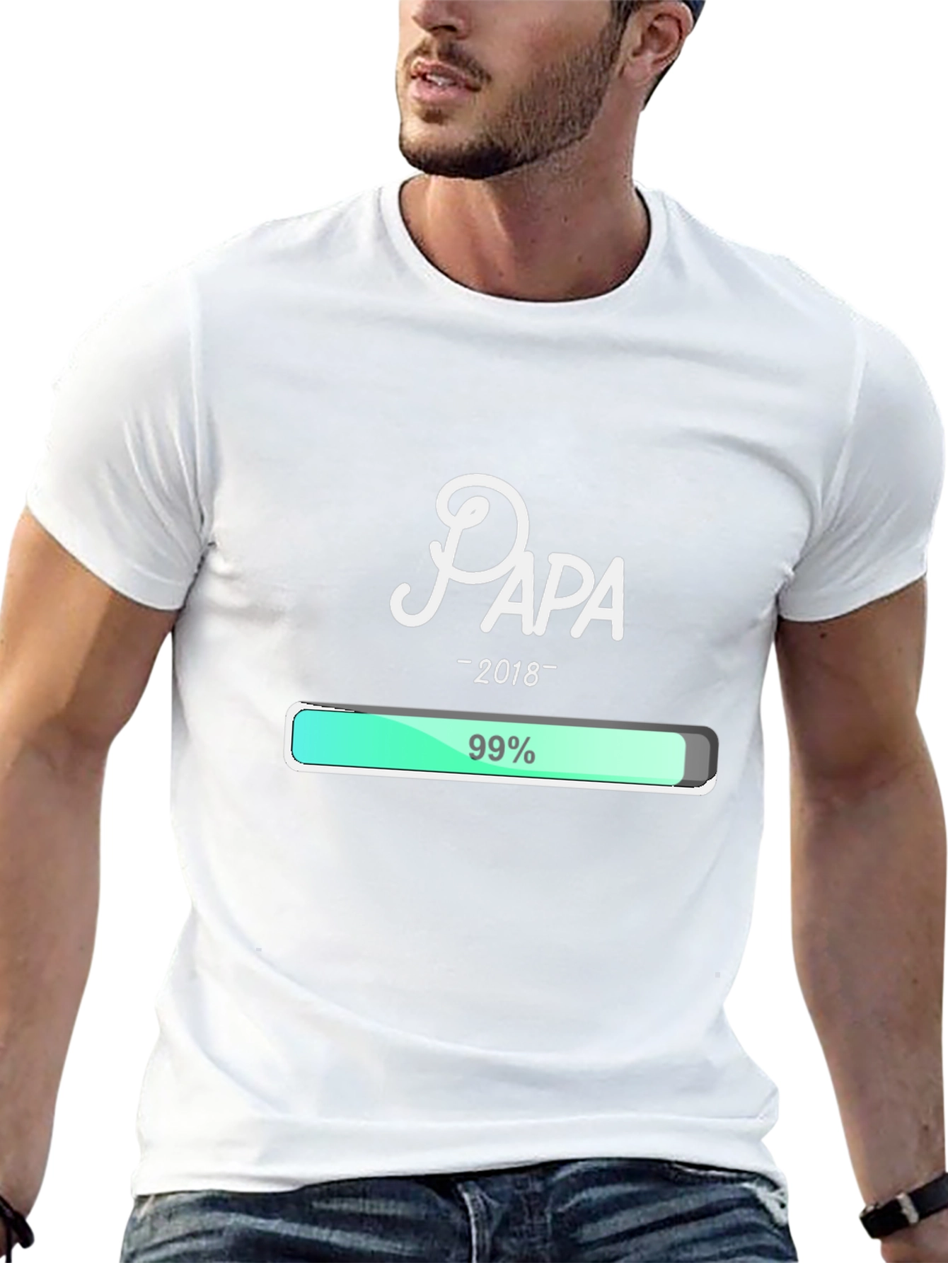 Papa 99% Loading T-Shirt