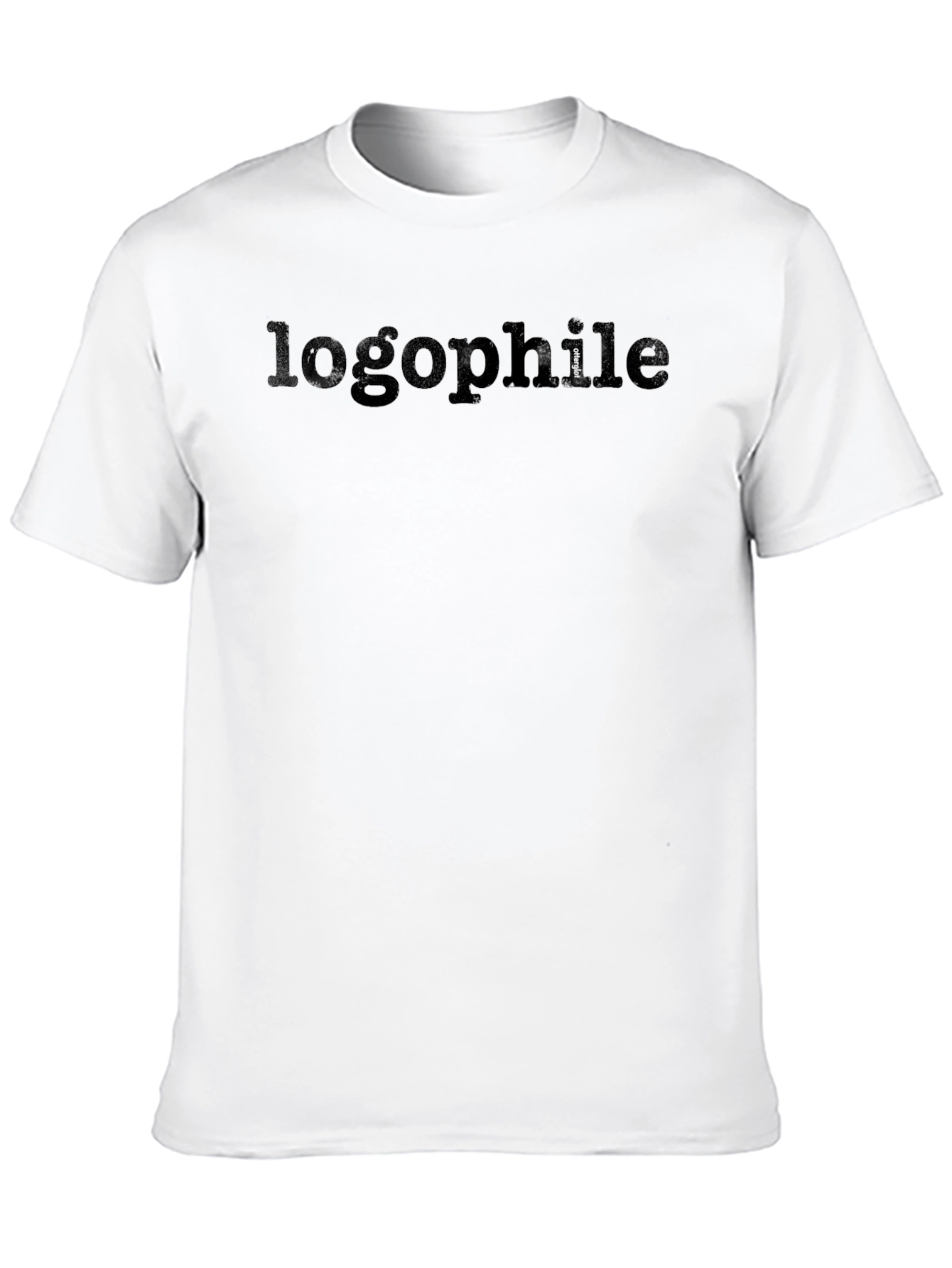 Logophile Black T-Shirt - Word Lover Tee