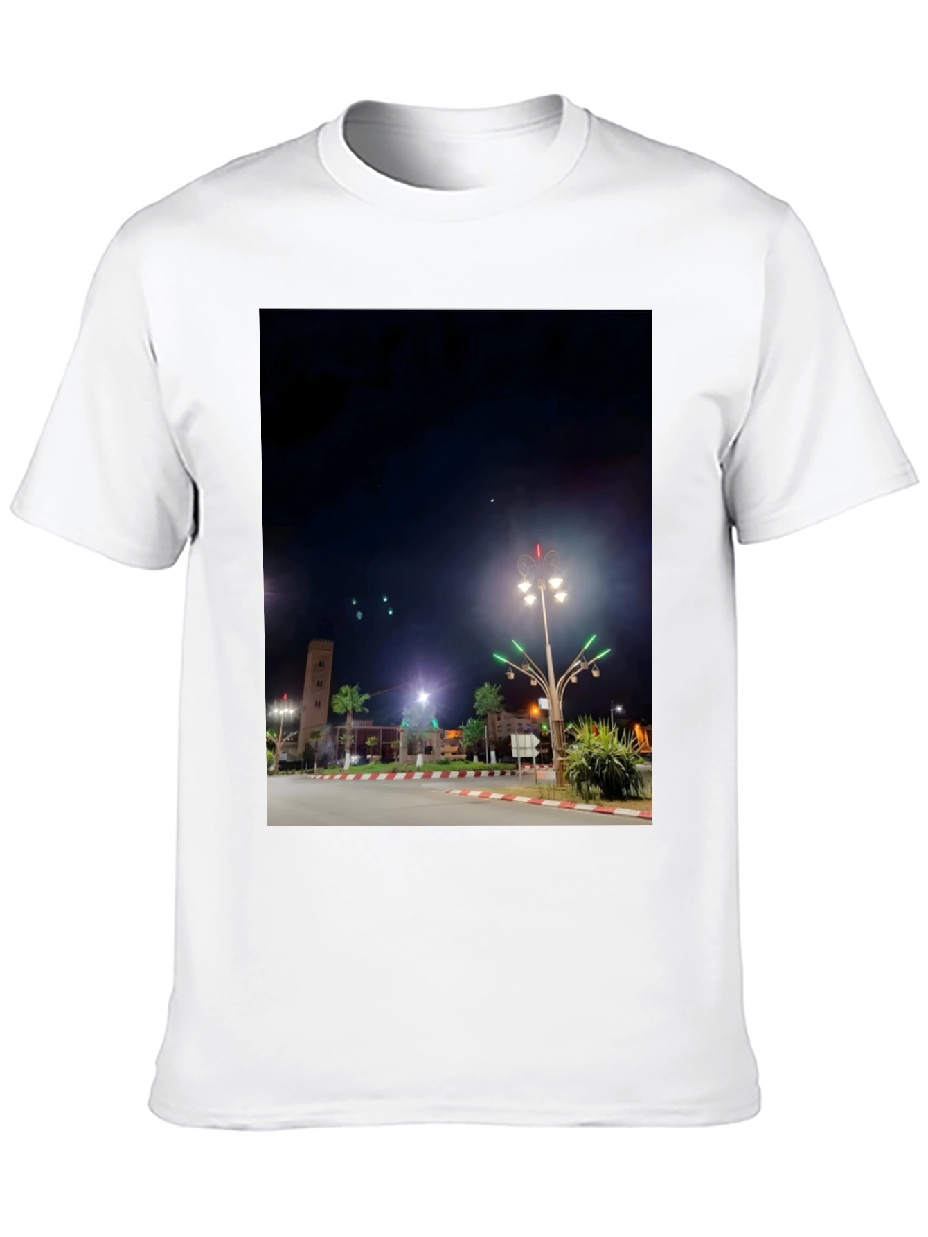Nightscape Tee: City Lights Design