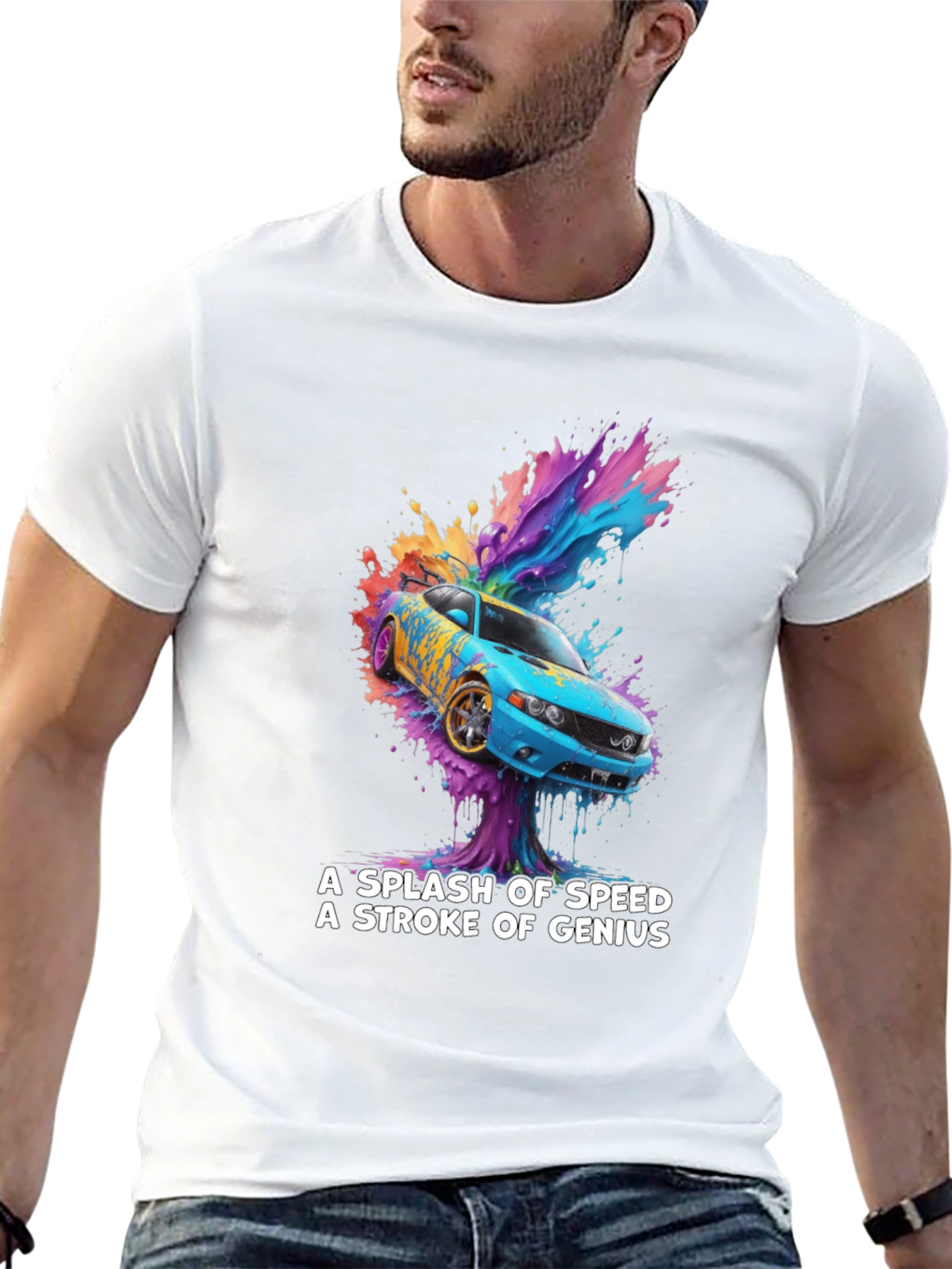 Splash Speed Genius T-Shirt - Car Enthusiast Tee