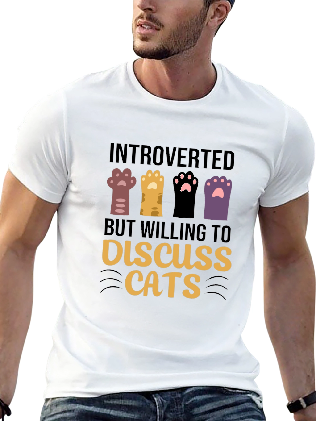 Introverted Cat Lover T-Shirt