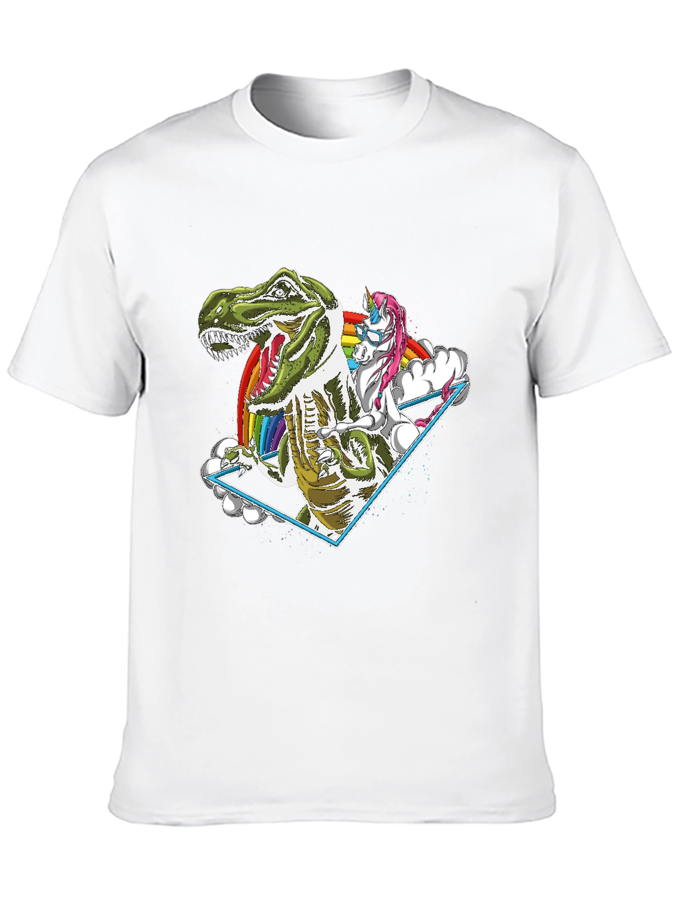 Dinosaur Unicorn Rainbow T-Shirt