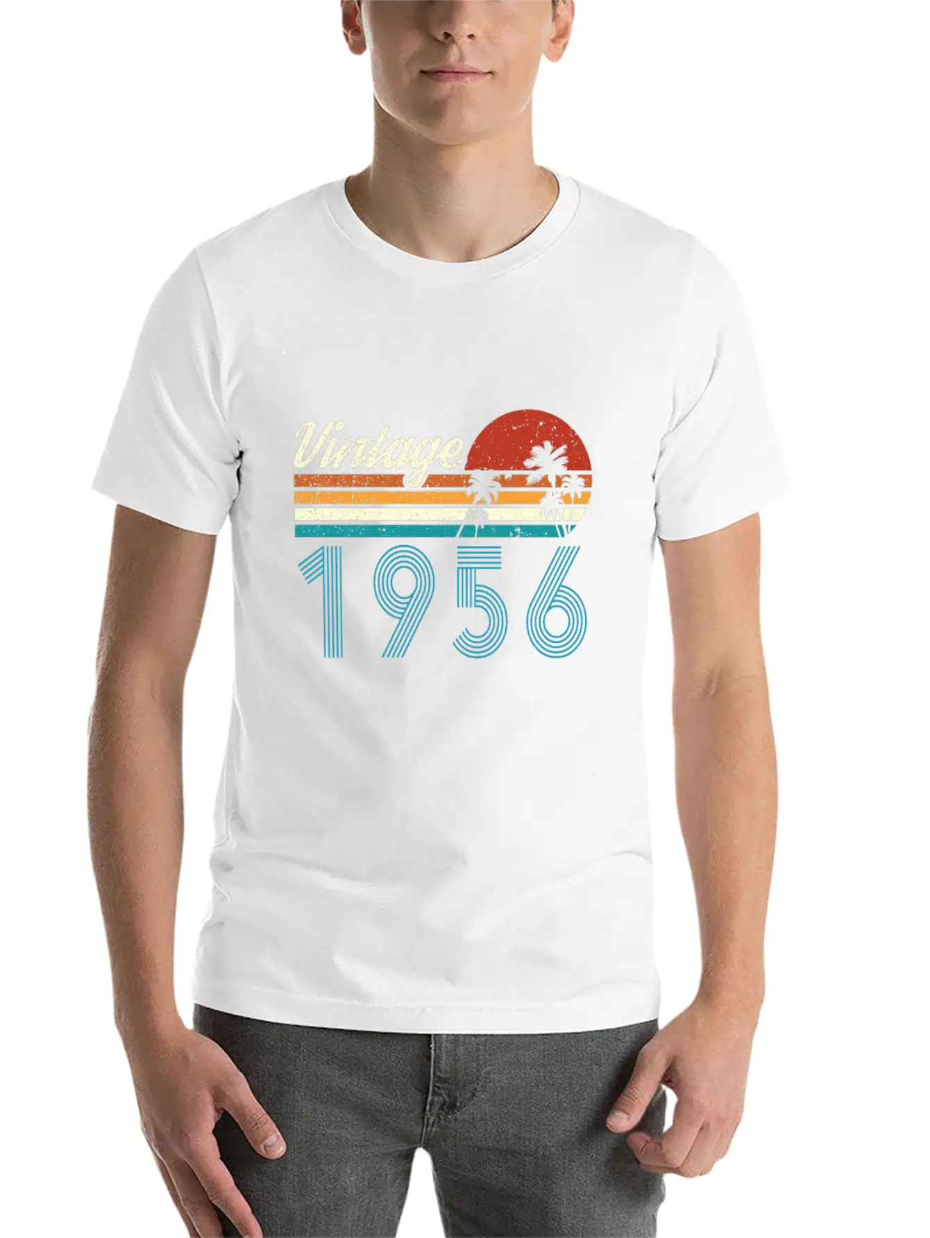 Vintage 1956 Vintage Birthday Retro Vintage Unisex Casual T-Shirt – Clean Design For Daily Comfort