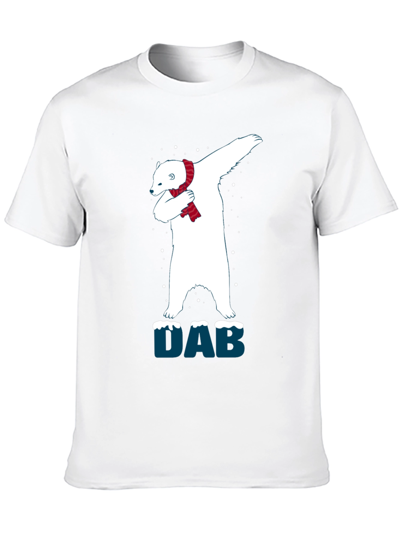 Dabbing Polar Bear Winter T-Shirt