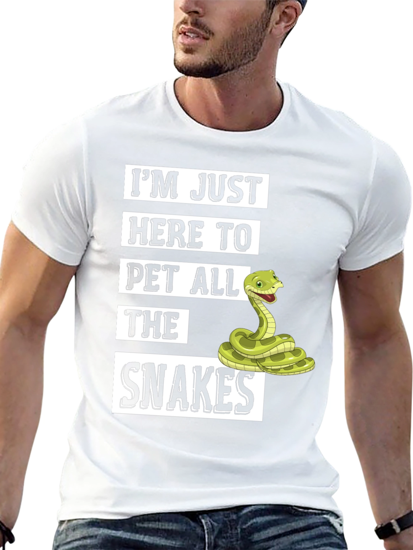 Im Just Here to Pet All The Snakes T-Shirt