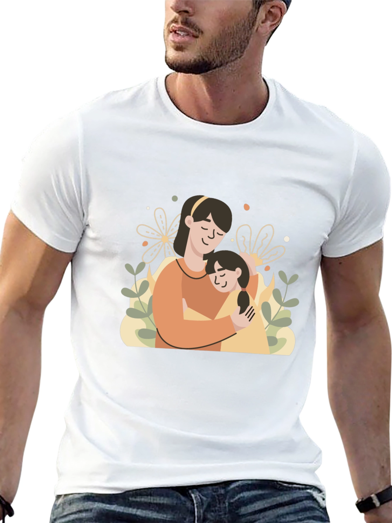 Mothers Day Tee: Mother and Daughter Graphic