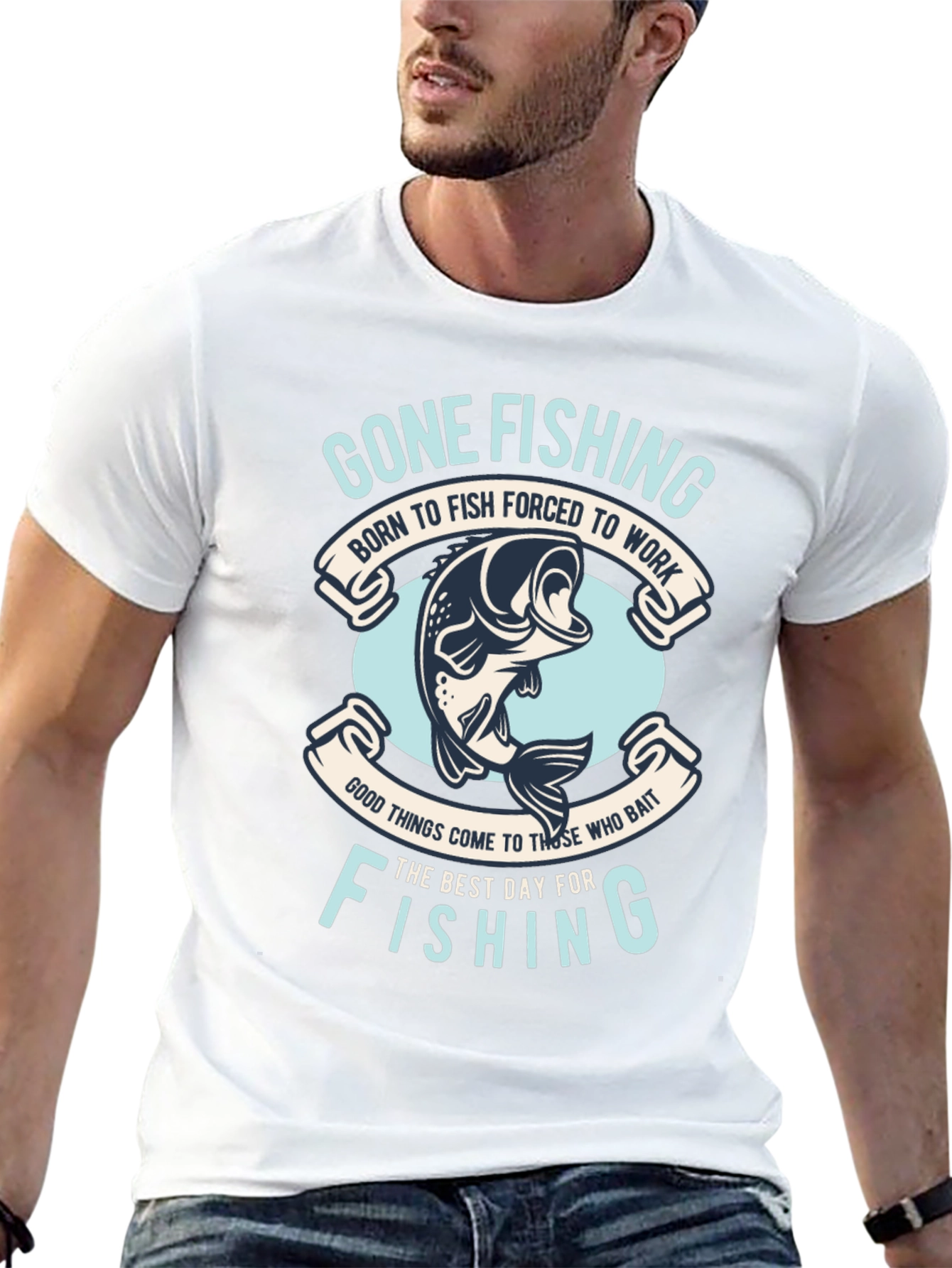 Gone Fishing T-Shirt - Fishing Lover Tee
