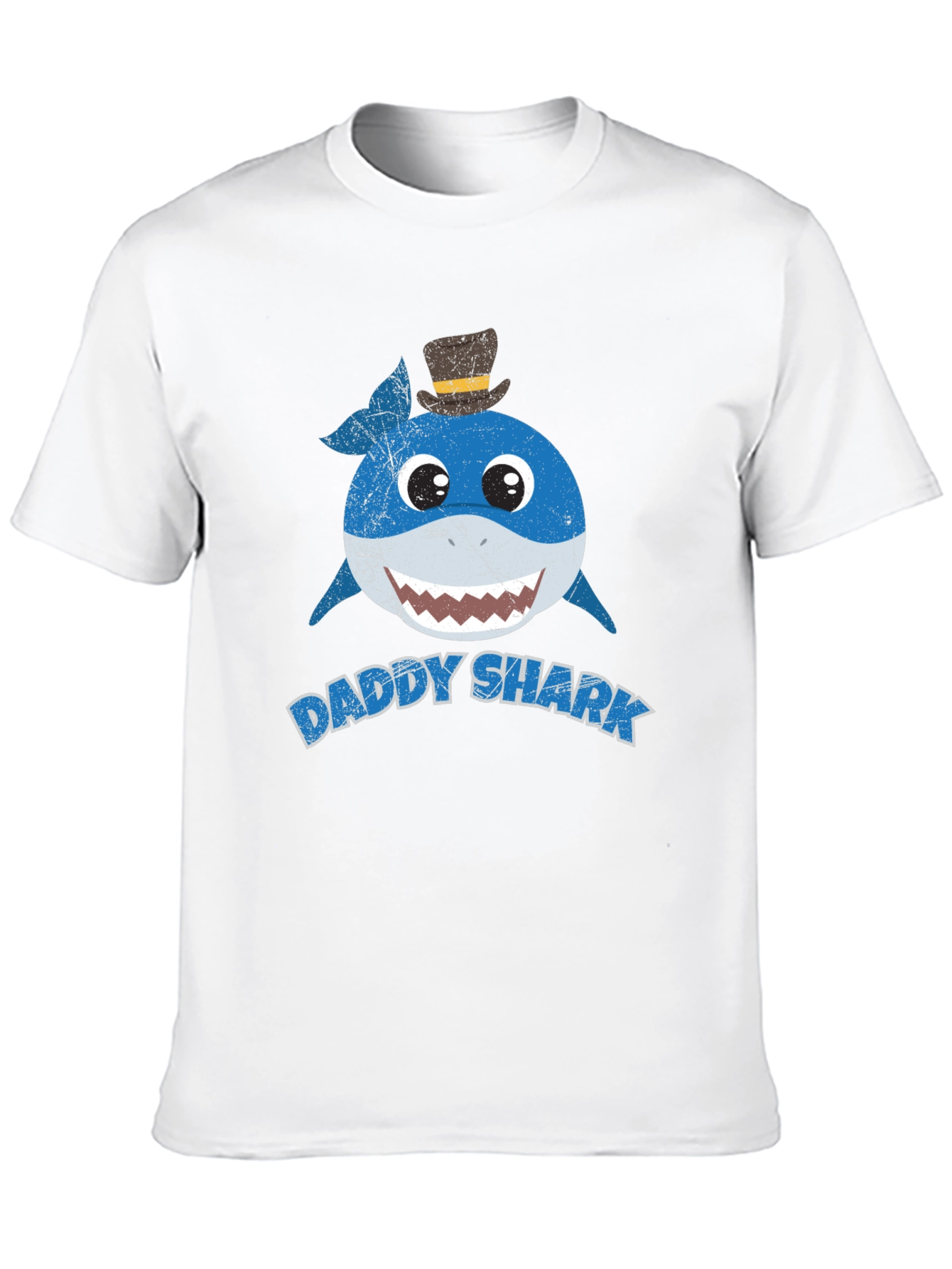 Daddy Shark Graphic Tee - Mens Black T-Shirt